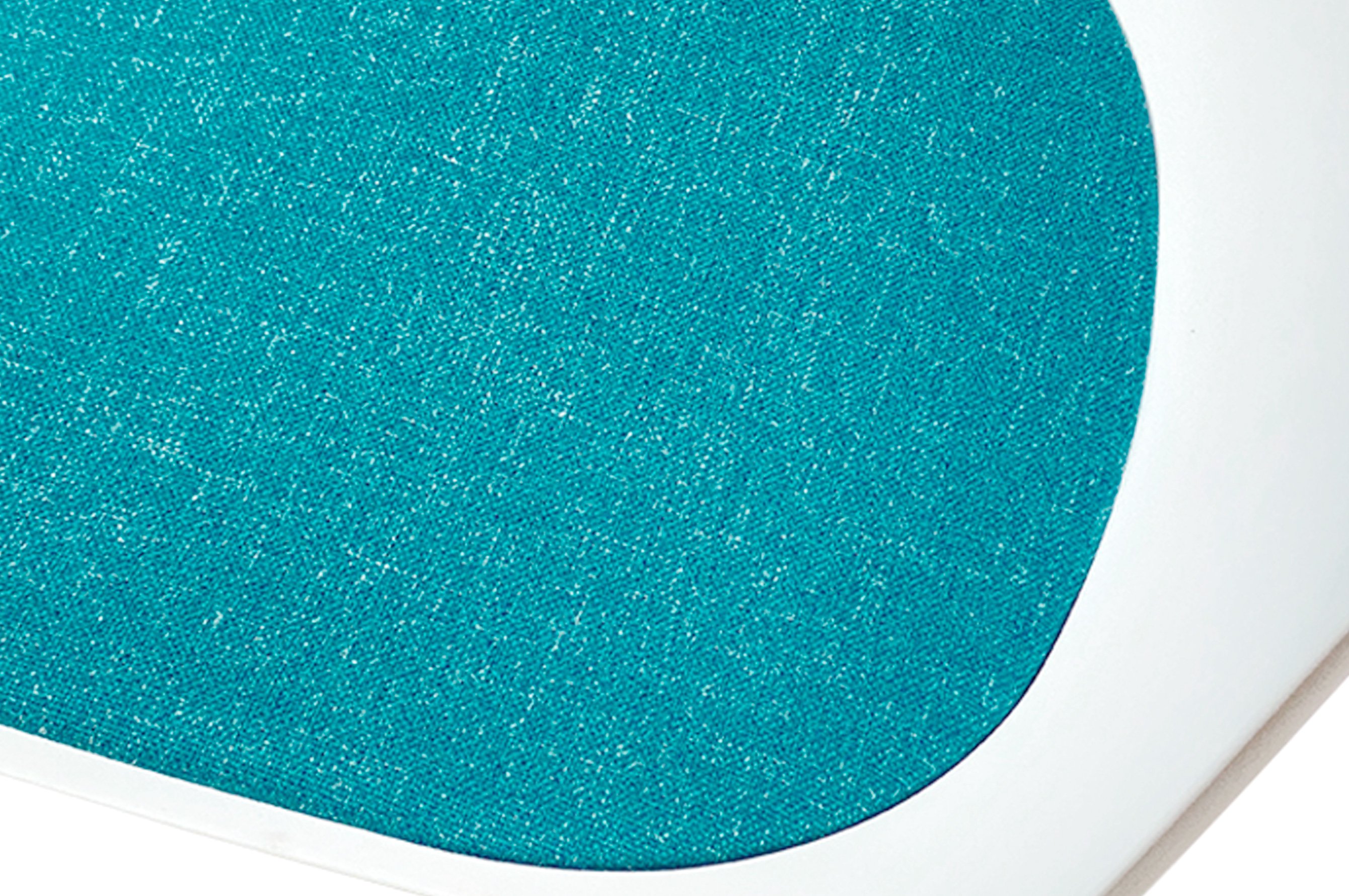 Valentina Chair – White / Aqua Cushion 5