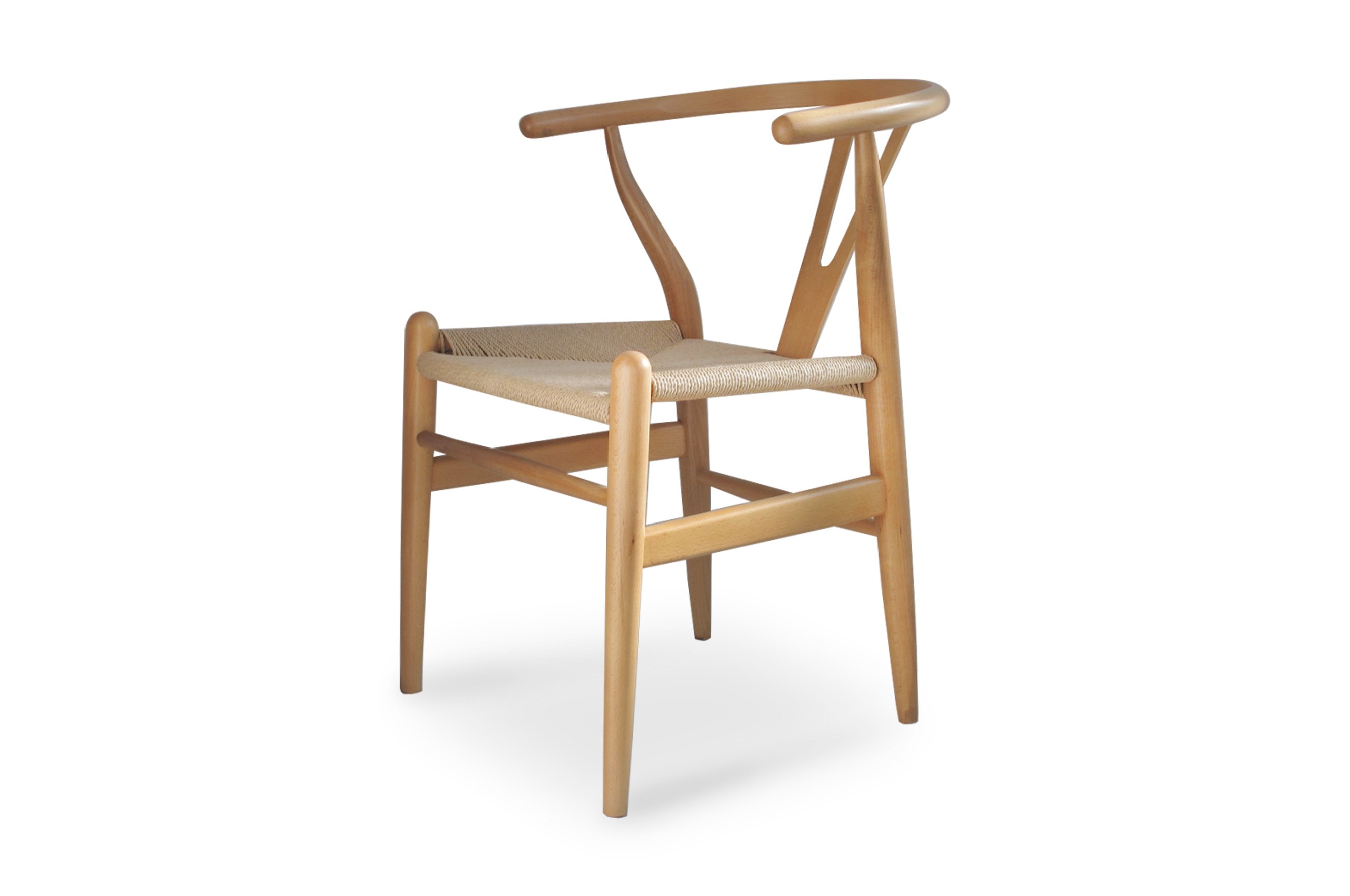 Nordic Y Back Dining Chair – Beech / Natural Weave 2