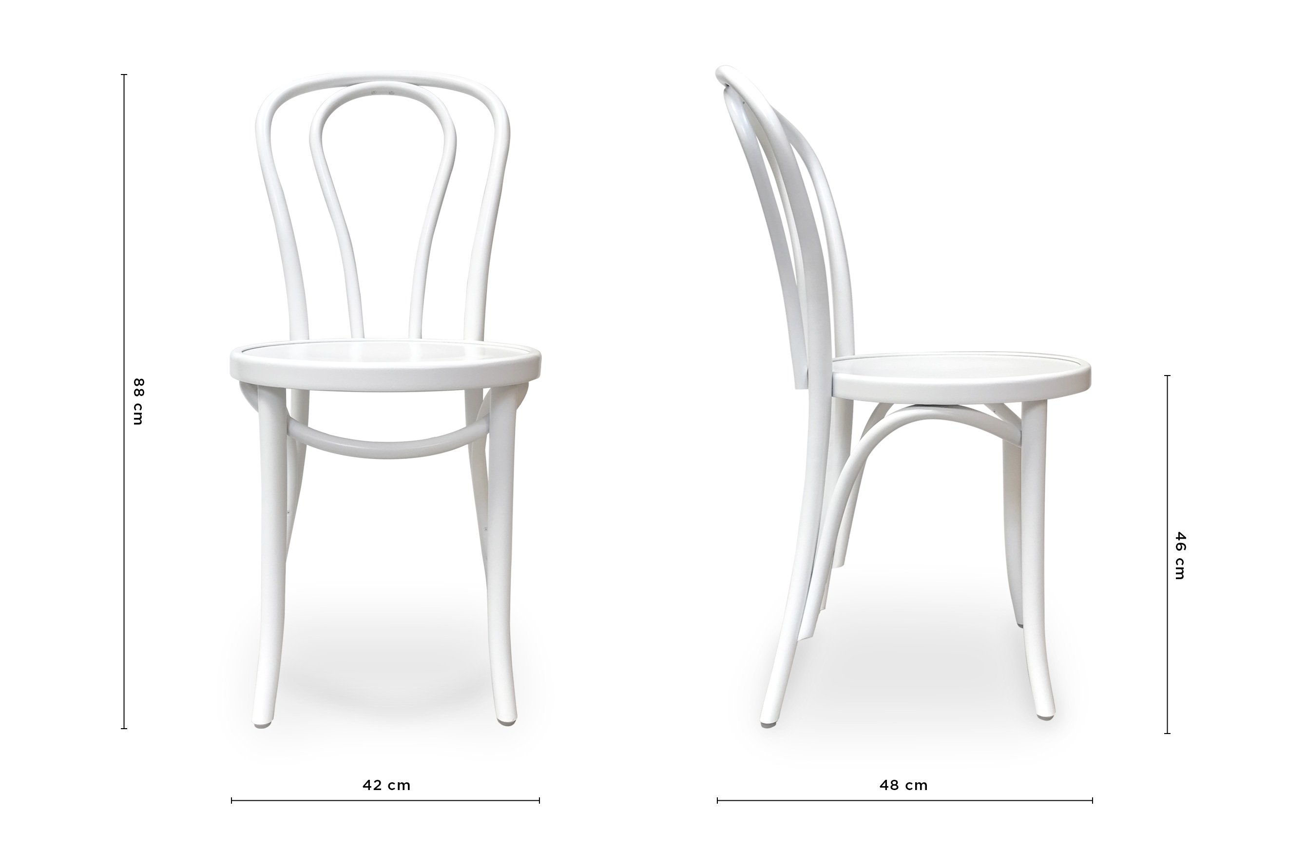 Vienna Bentwood Chair – White 5