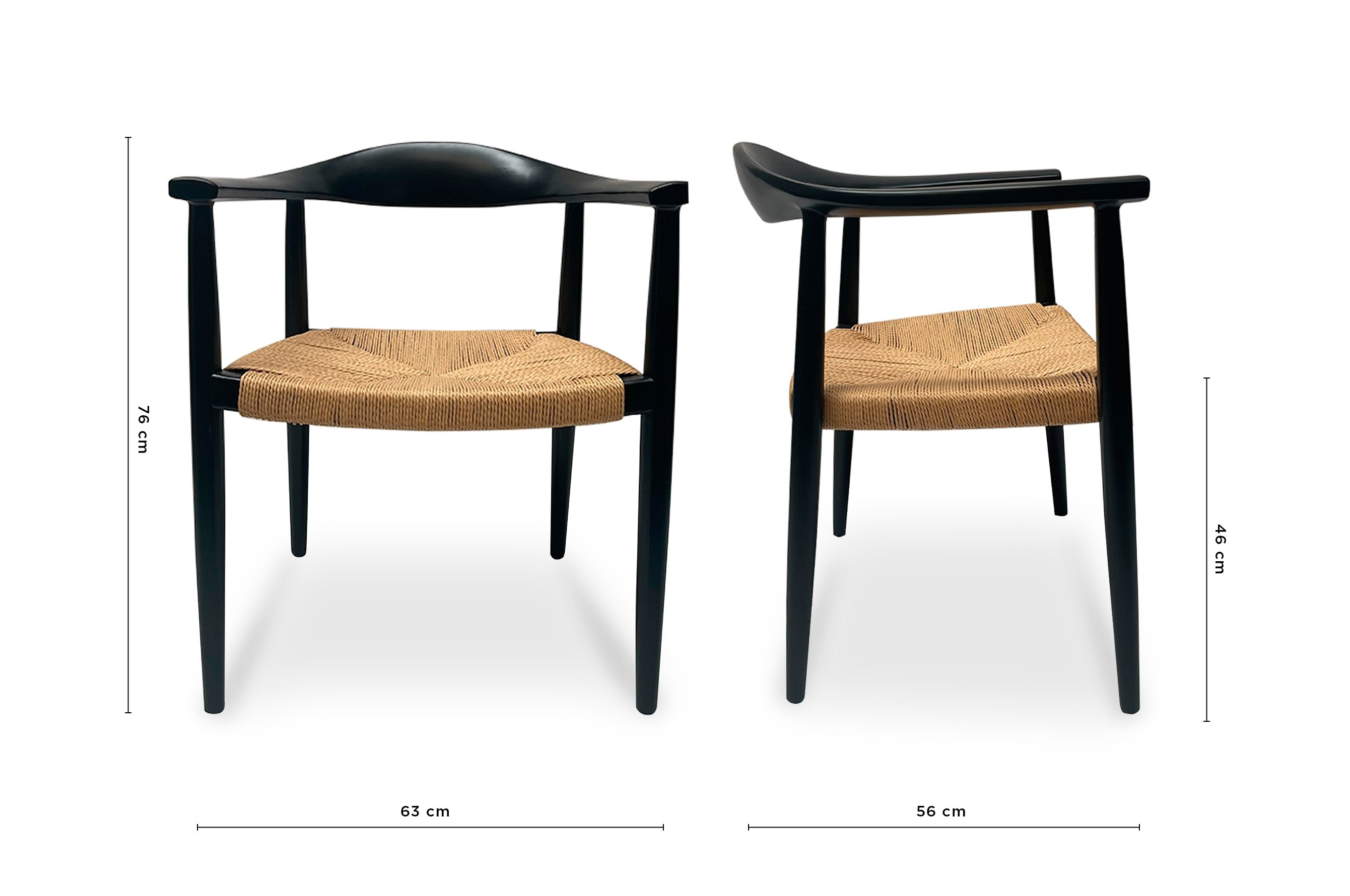 Nordic Oslo Chair – Black 5