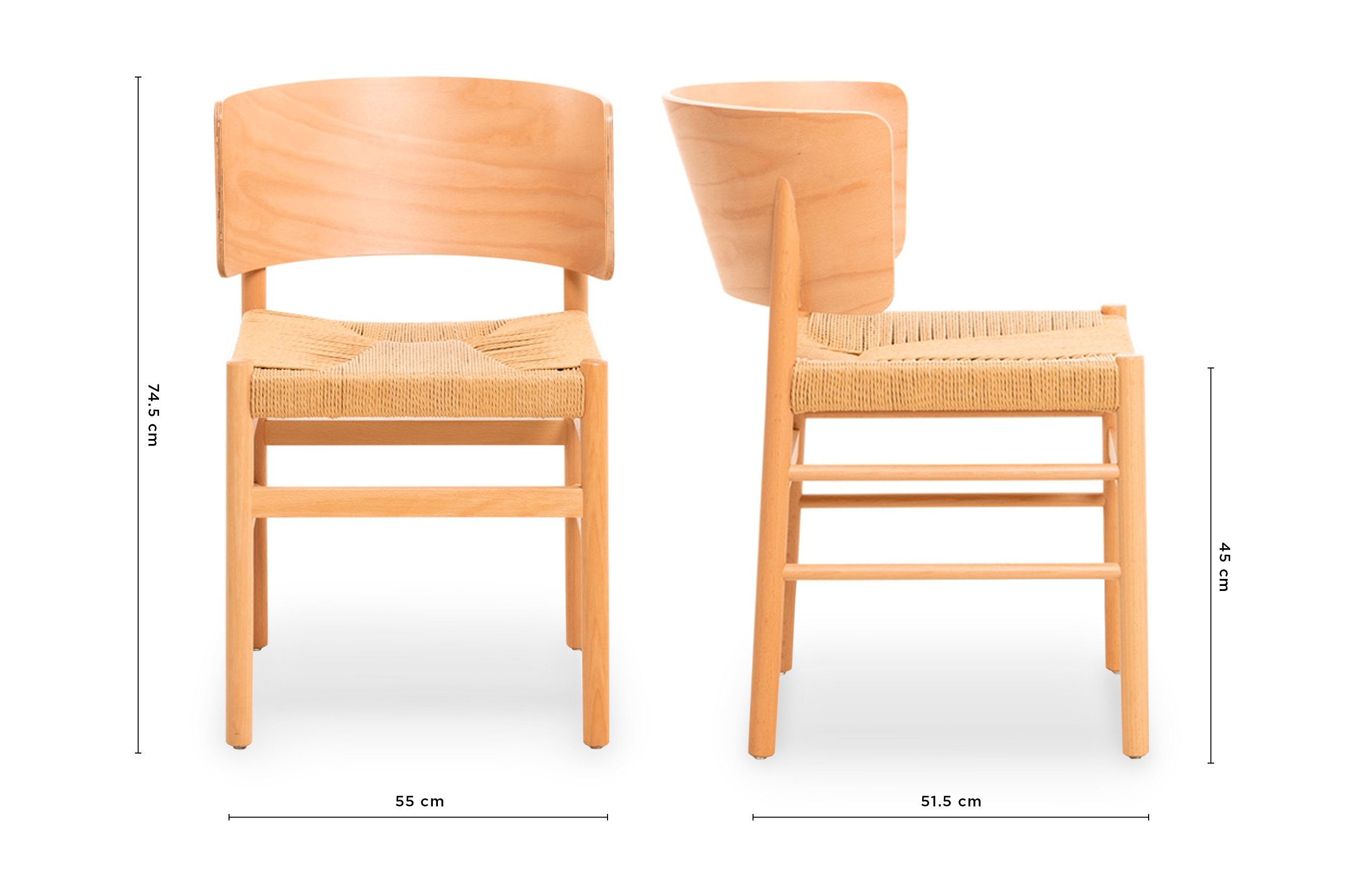 Nordic Bergen Chair – Natural 5