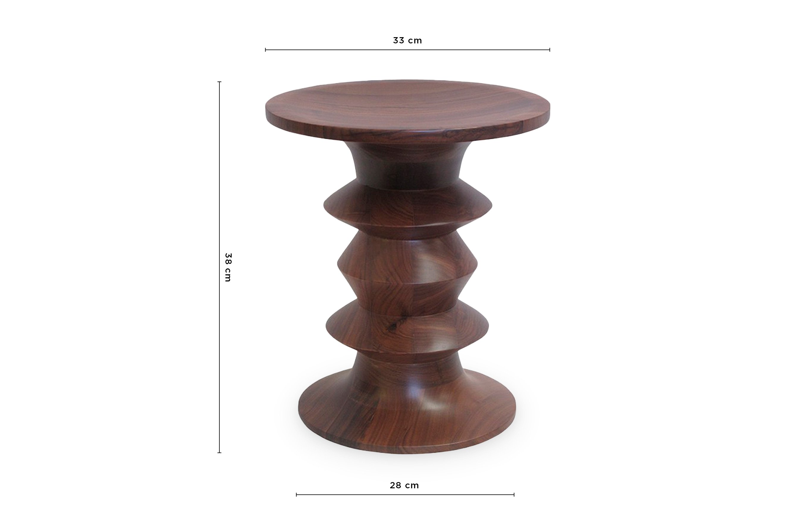 Stool A – Walnut 2