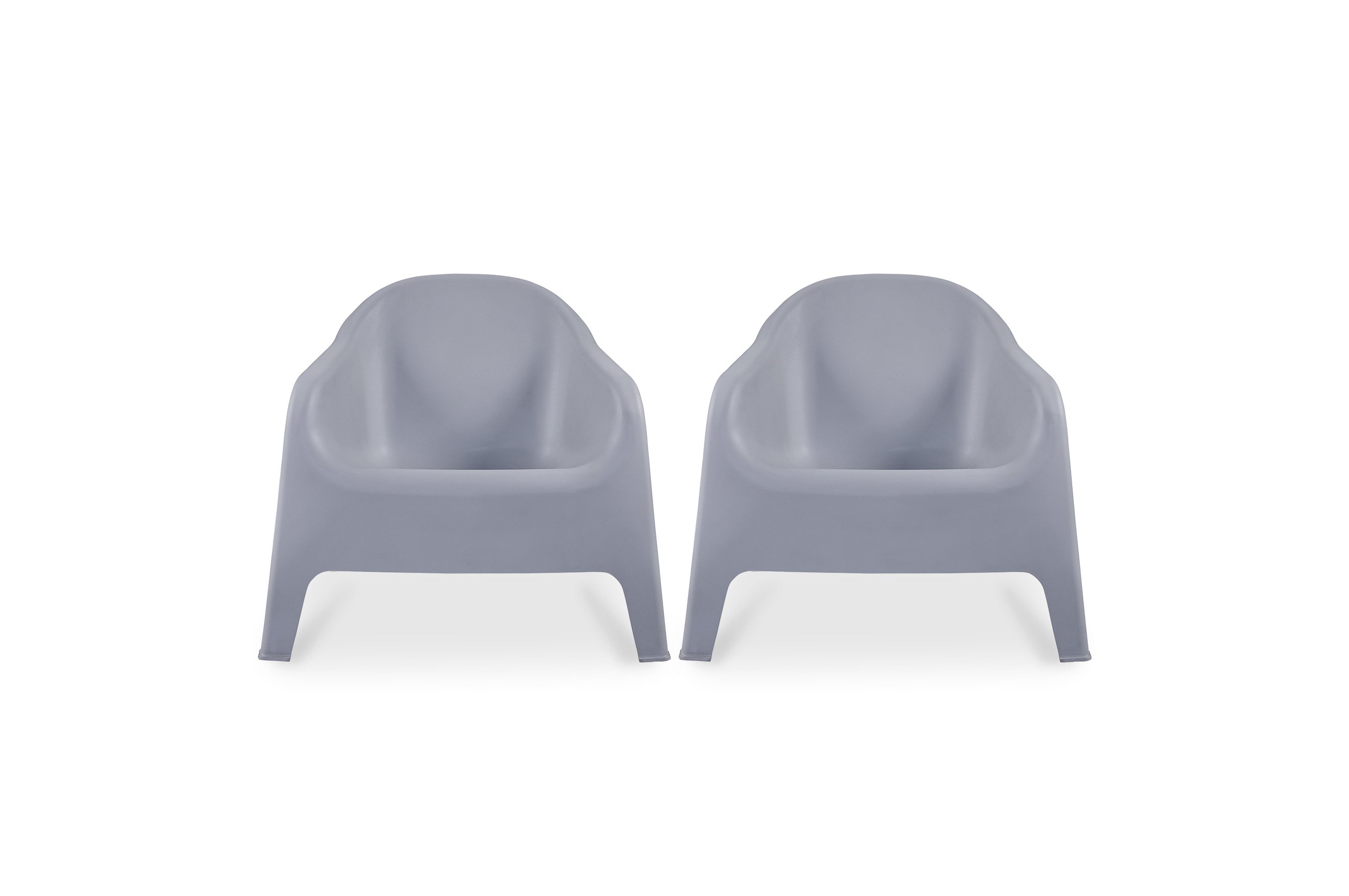 Enzo Chair – Light Grey – Set of 2 1