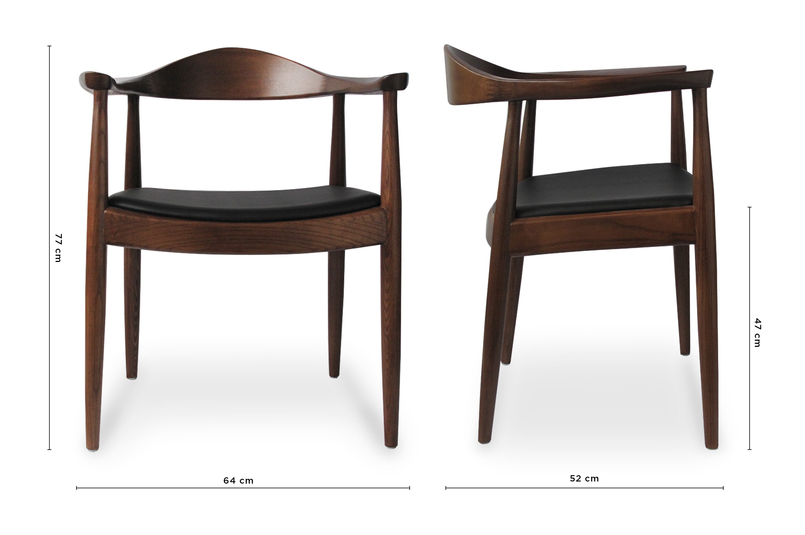 Nordic Hoop Chair – Dark Brown 5