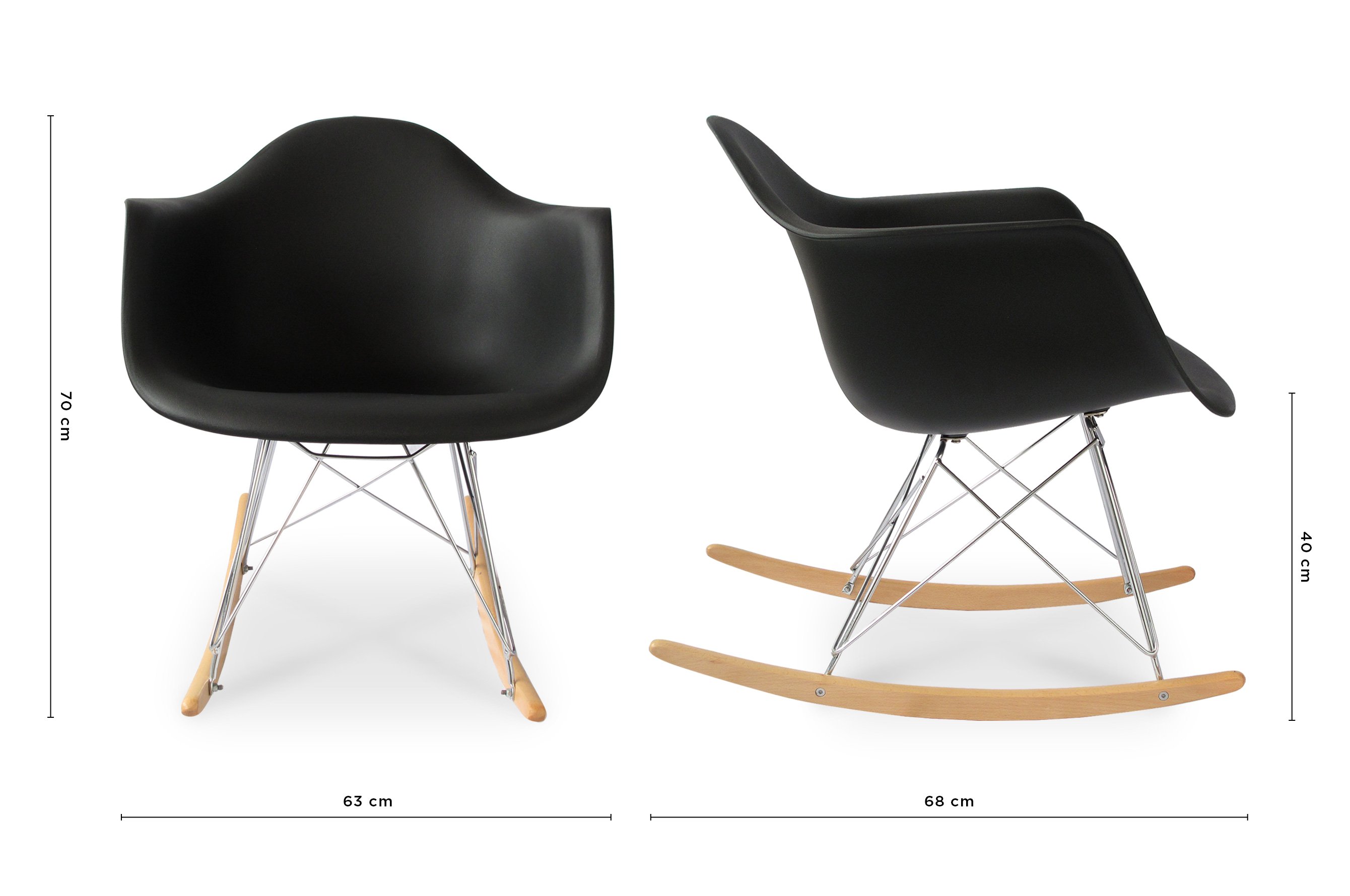 Eiffel Rocker – Black 5