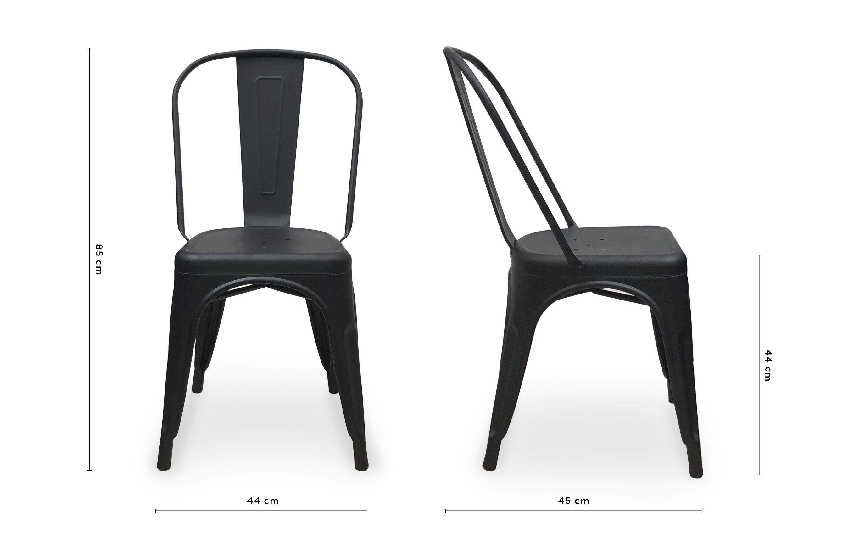 Amelie Chair – Matt Black 5