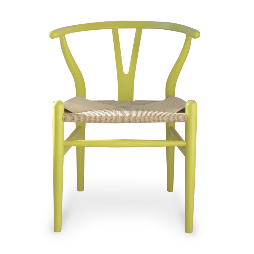 Nordic Y Back Dining Chair – Yellow 1