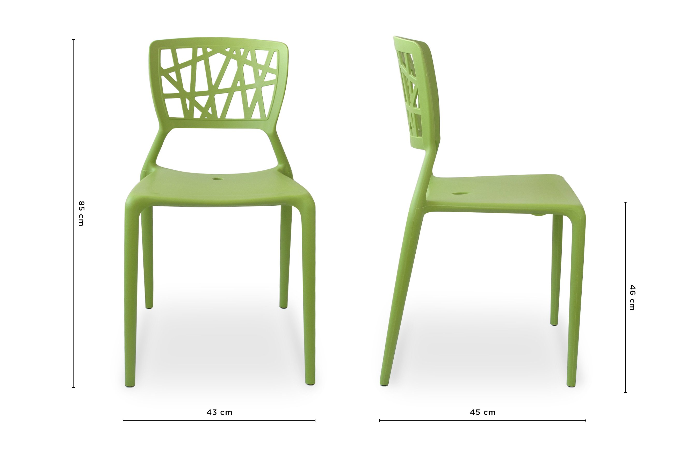 Kriss Kross Chair – Green 5