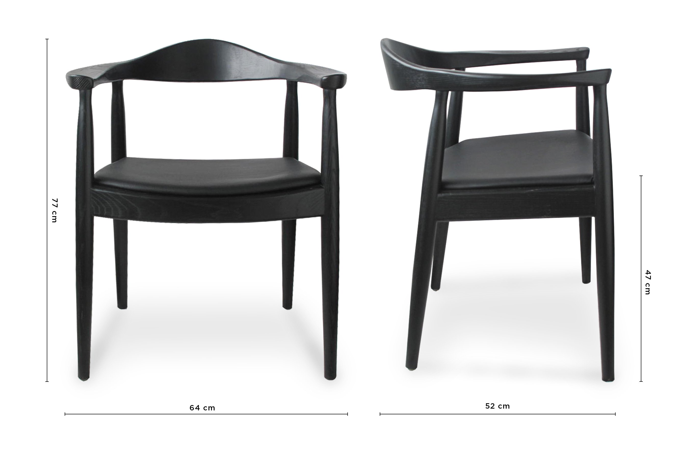 Nordic Hoop Chair – Black 5