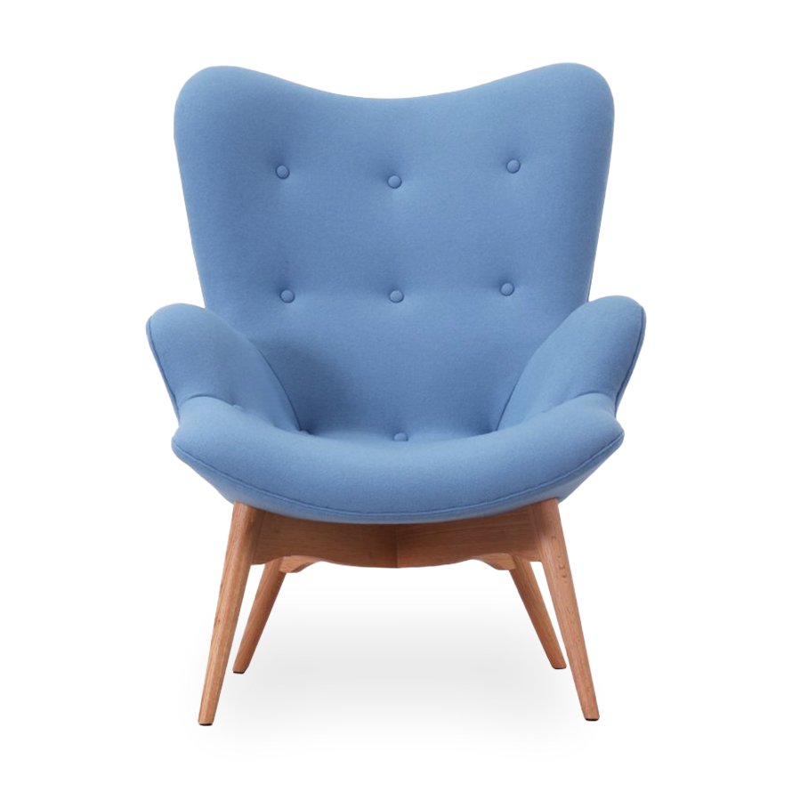 Replica Grant Featherston Contour Chair – Light Blue 8