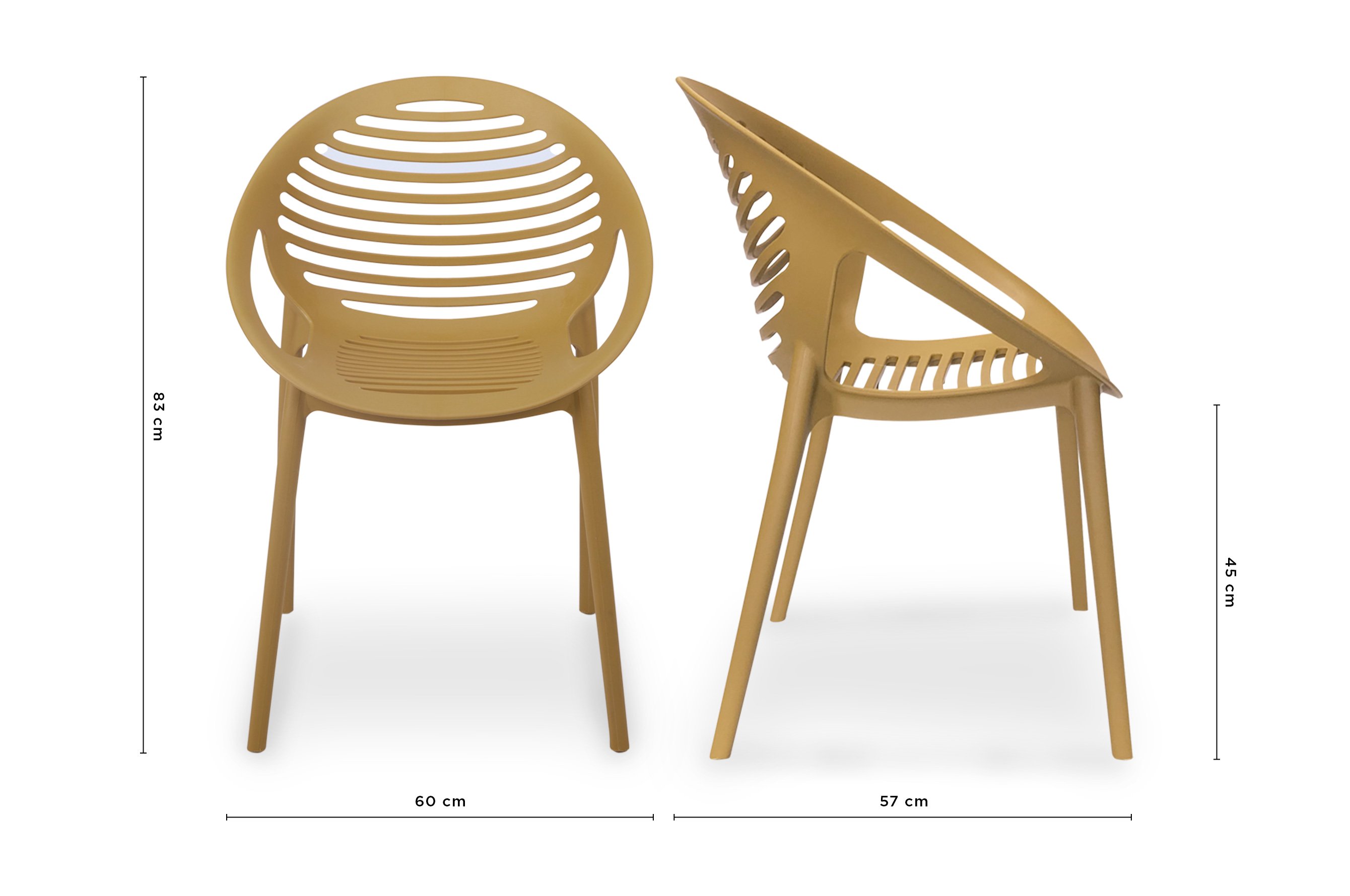 TIG Chair by Claudio Bellini – Mustard 5