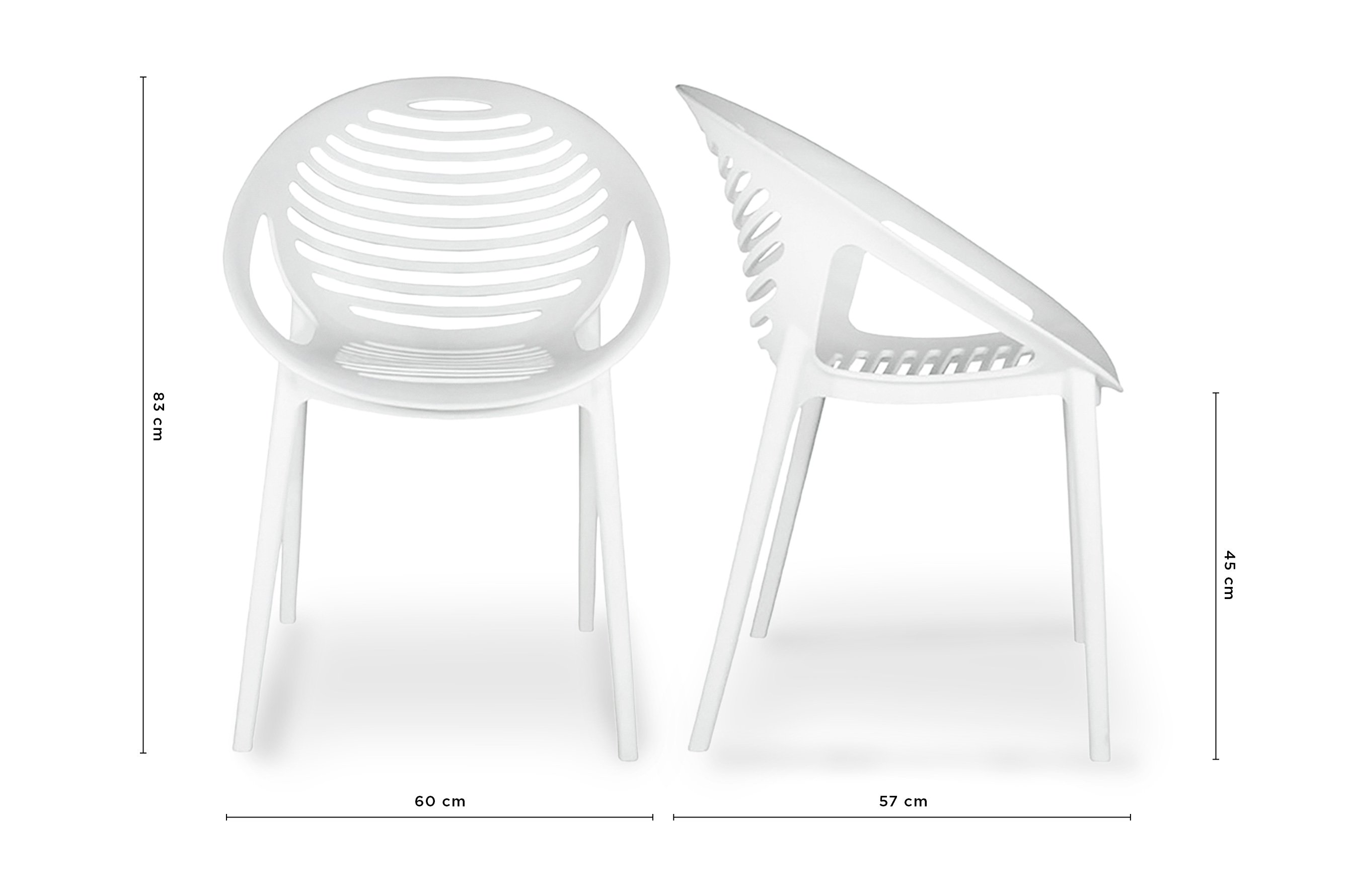 TIG Chair by Claudio Bellini – White 5