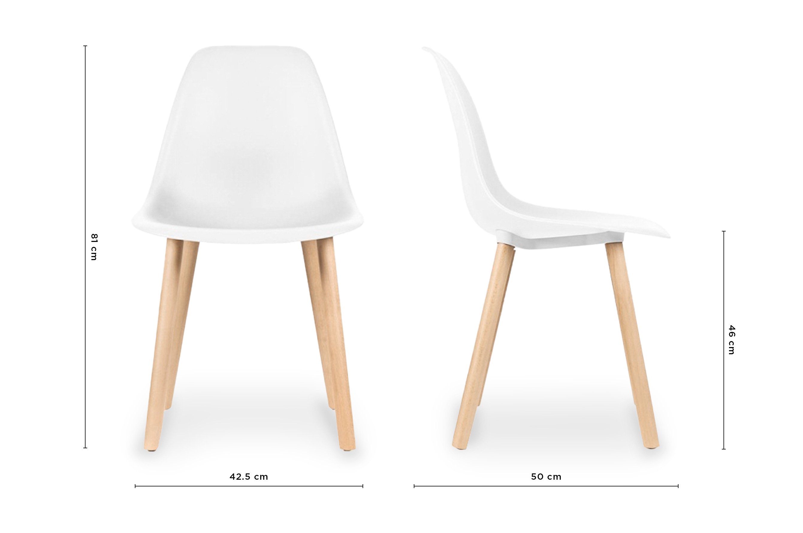 Novell Dining Chair – White 5