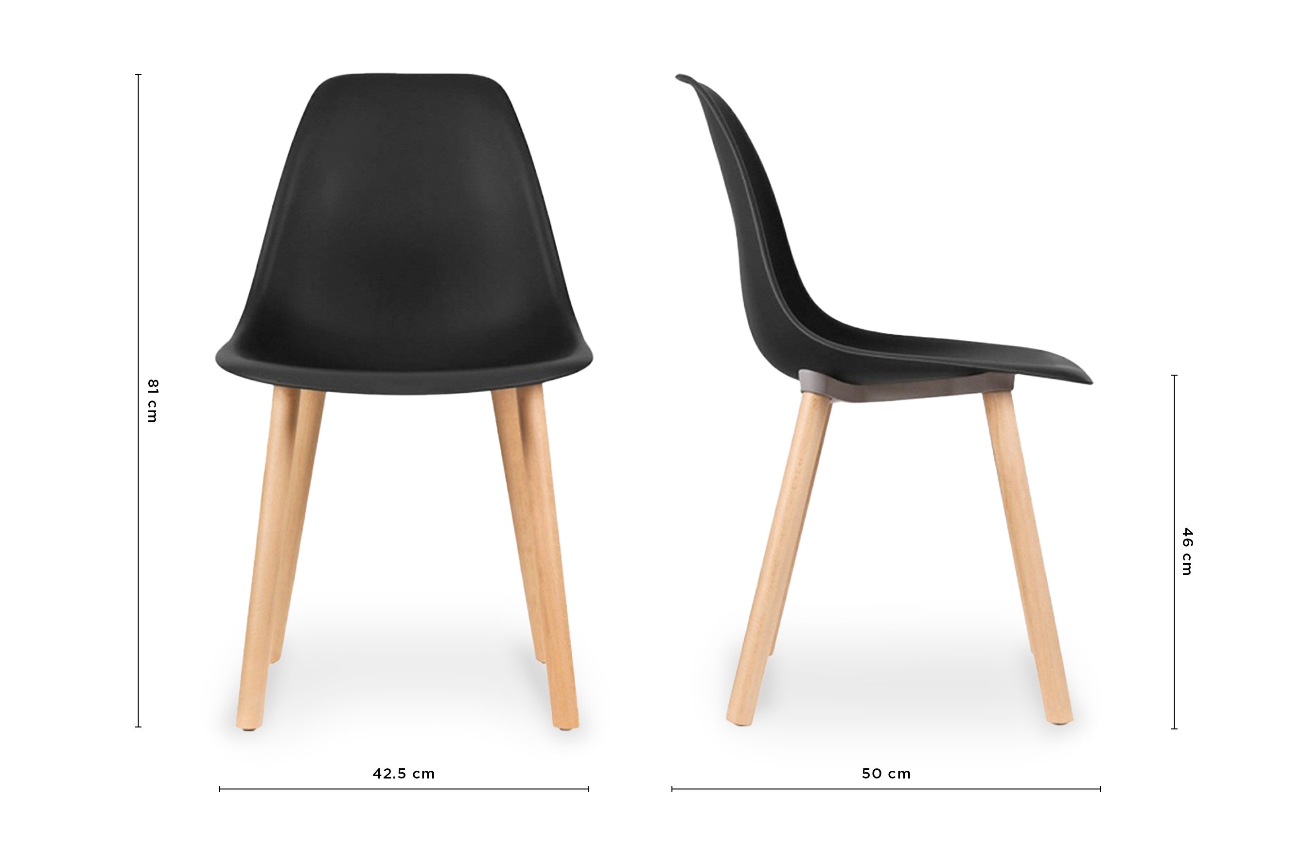 Novell Dining Chair – Black 5