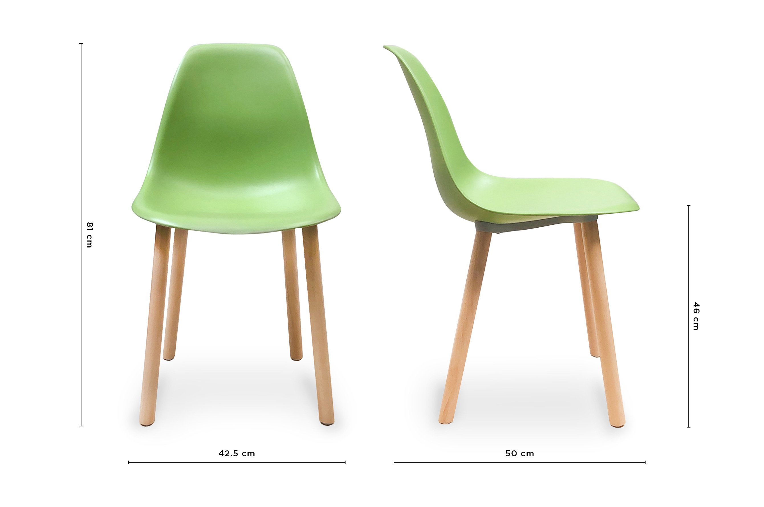 Novell Dining Chair – Green 5