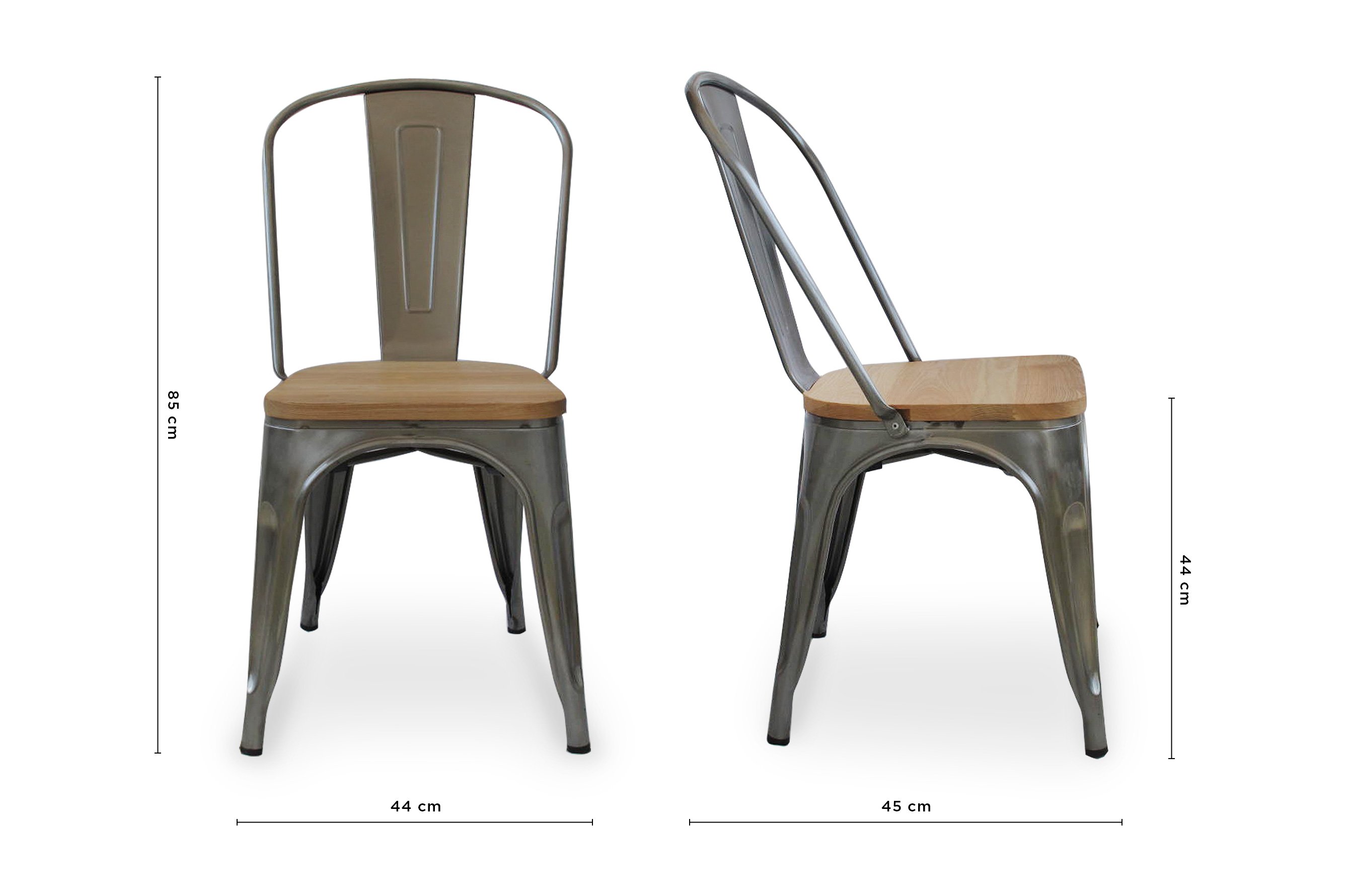 Amelie Chair – Industrial / Ash Wood 5