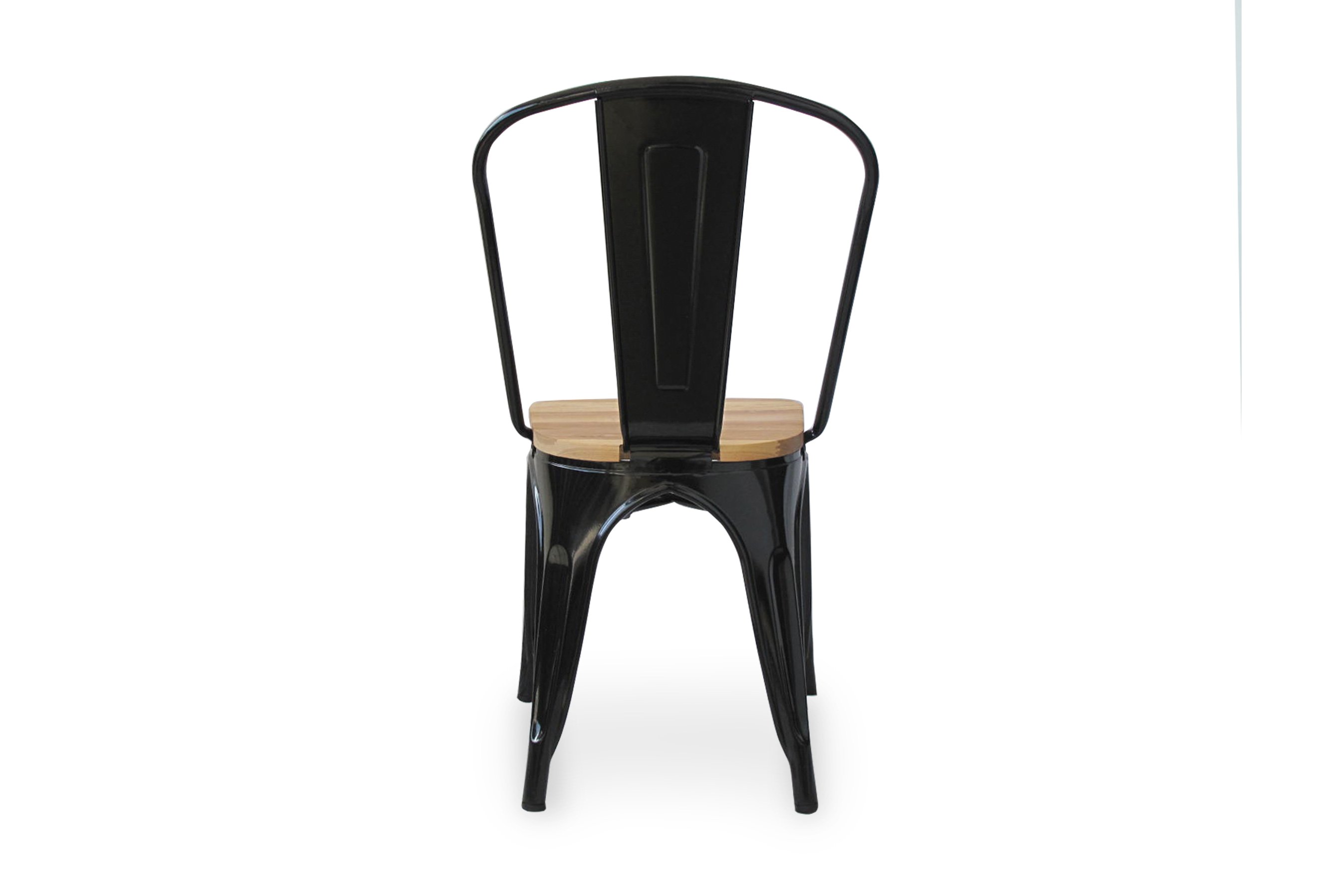 Amelie Chair – Matt Black / Natural Elm Wood 4