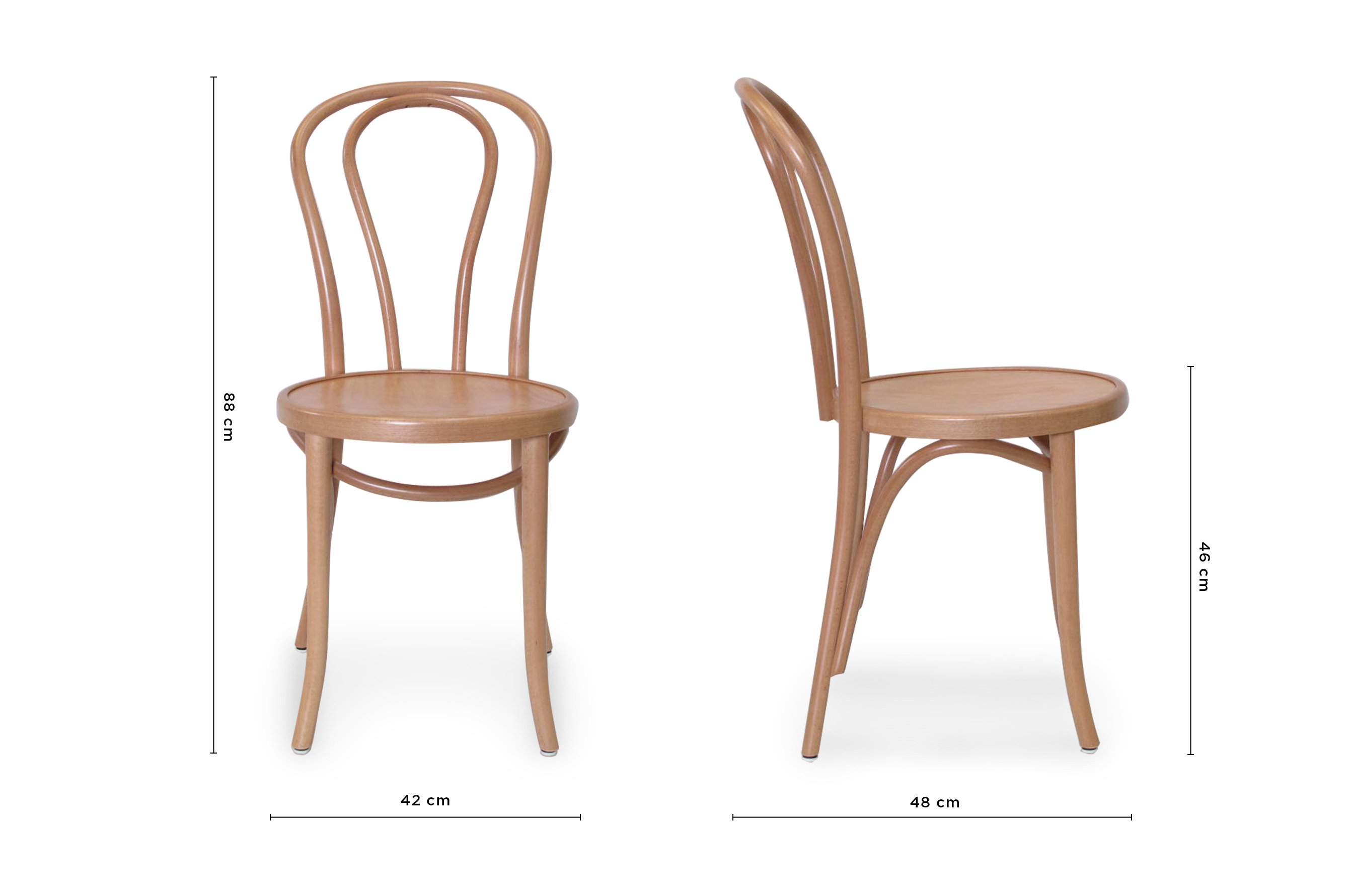 Vienna Bentwood Chair – Natural 5