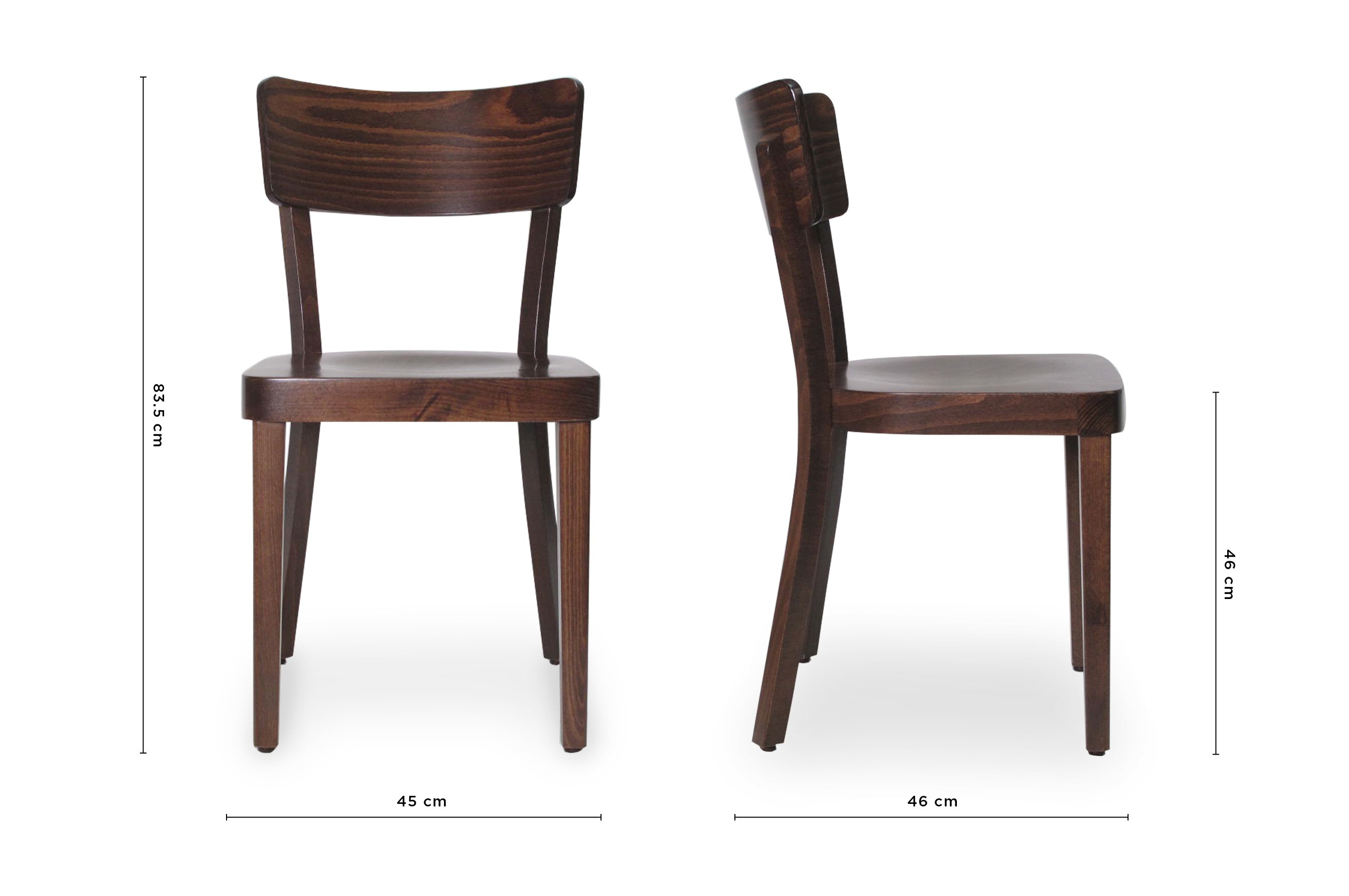 Salzburg Bentwood Chair – Walnut 5
