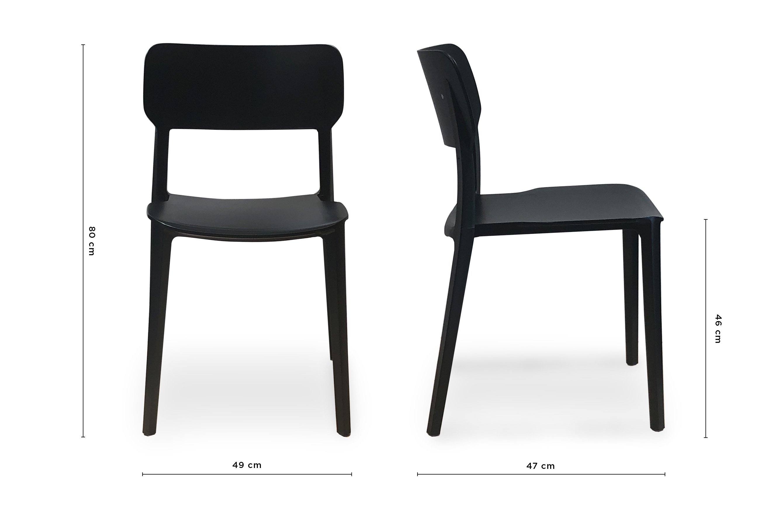 Cagat Chair – Black 5