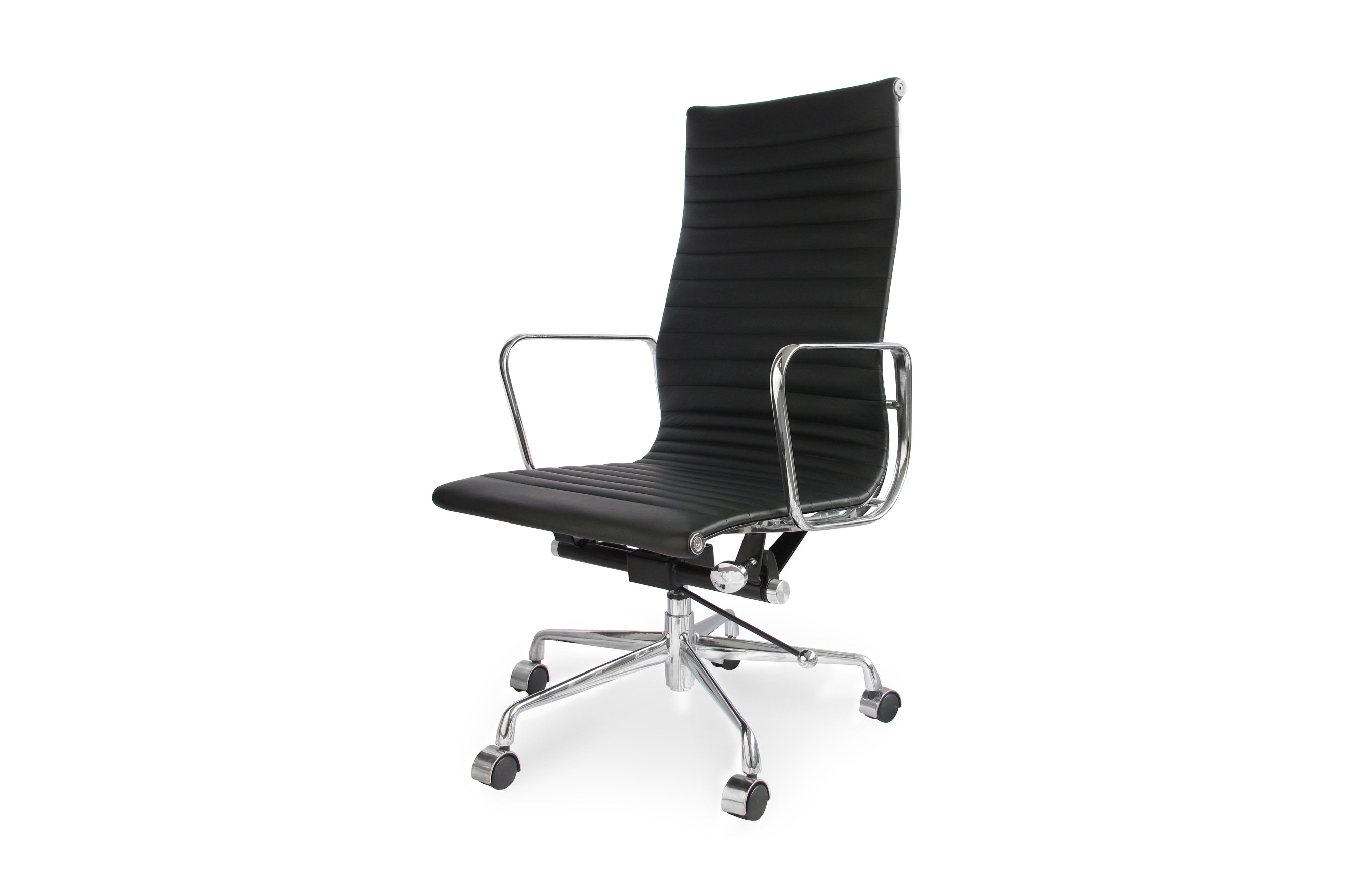 Group Ribbed High Back Office Chair – Black 2