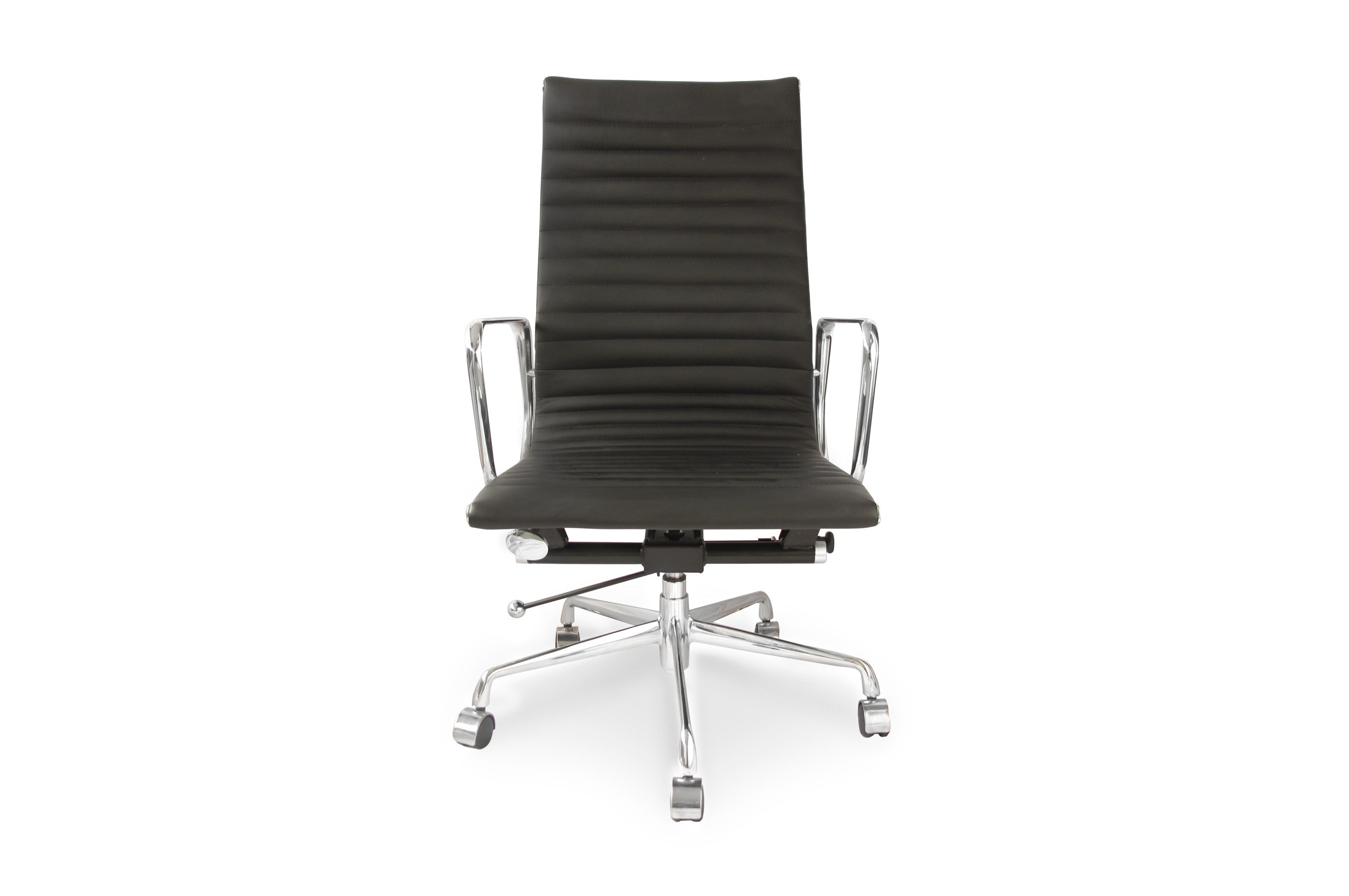 Group Ribbed High Back Office Chair – Black 1