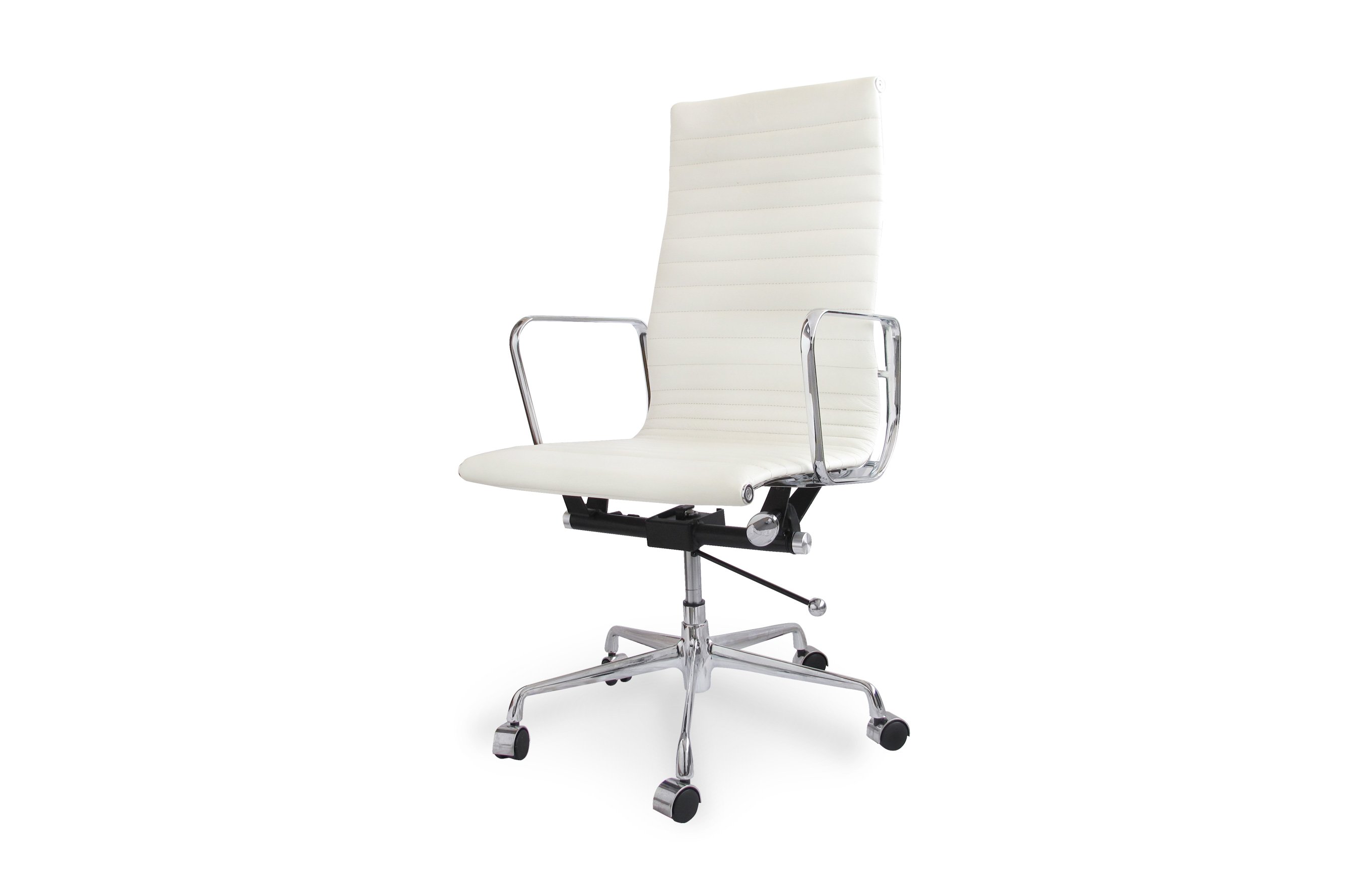 Group Ribbed High Back Office Chair – White 2