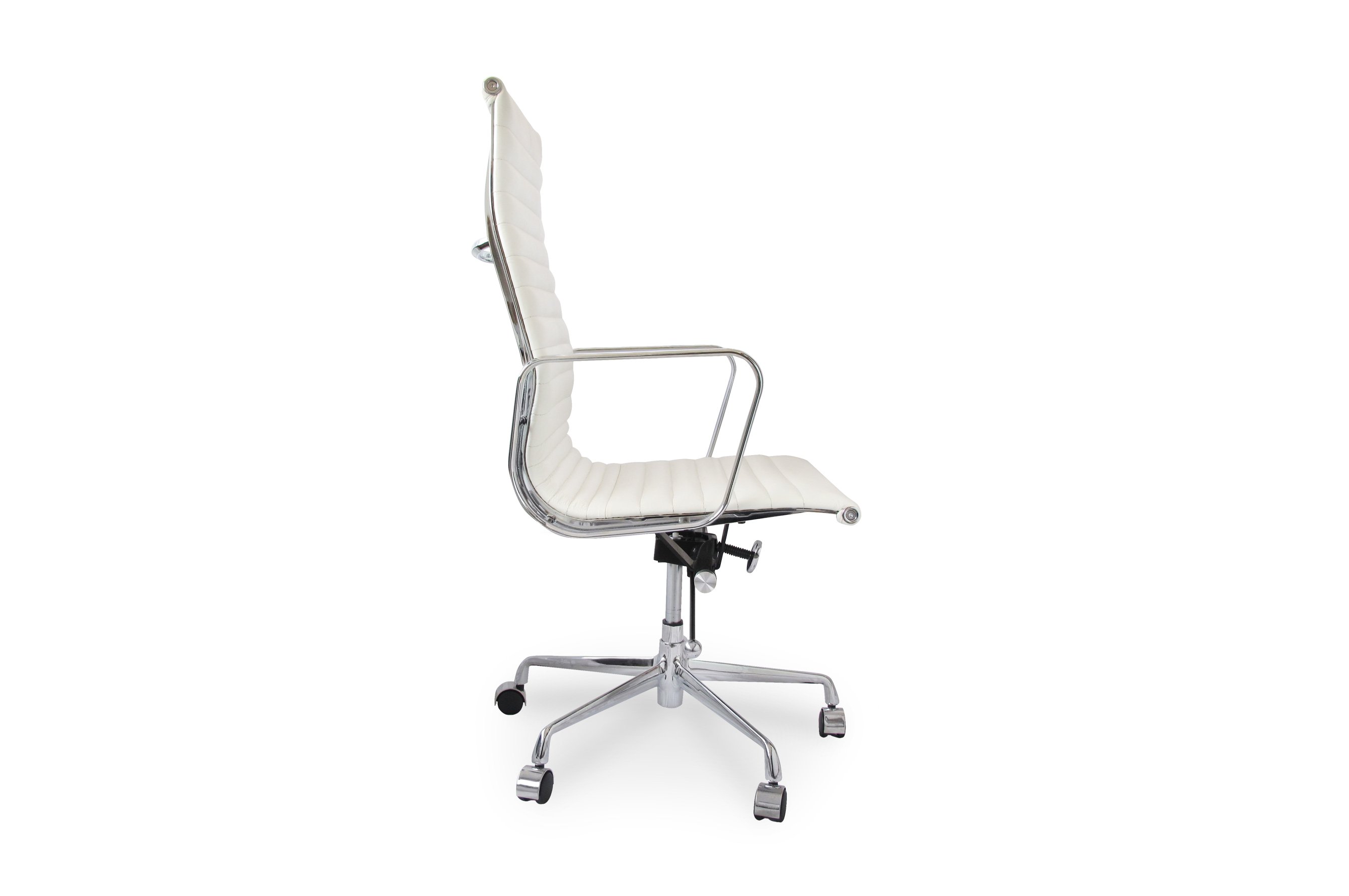 Group Ribbed High Back Office Chair – White 3