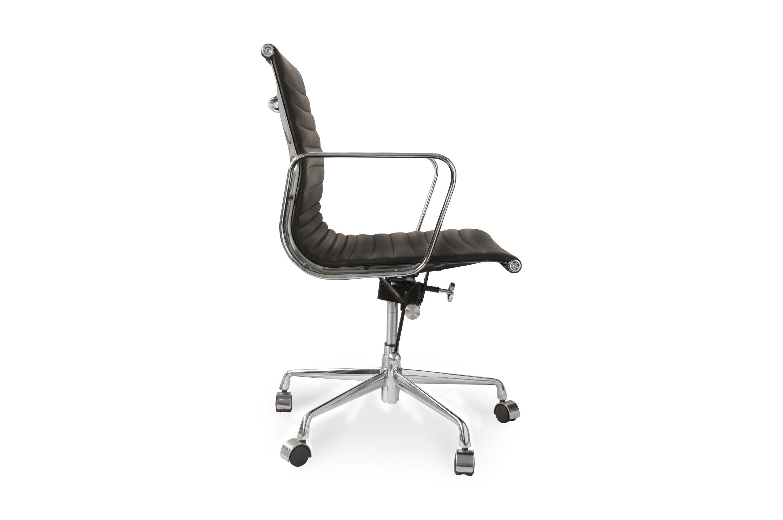 Group Ribbed Low Back Office Chair – Black 3