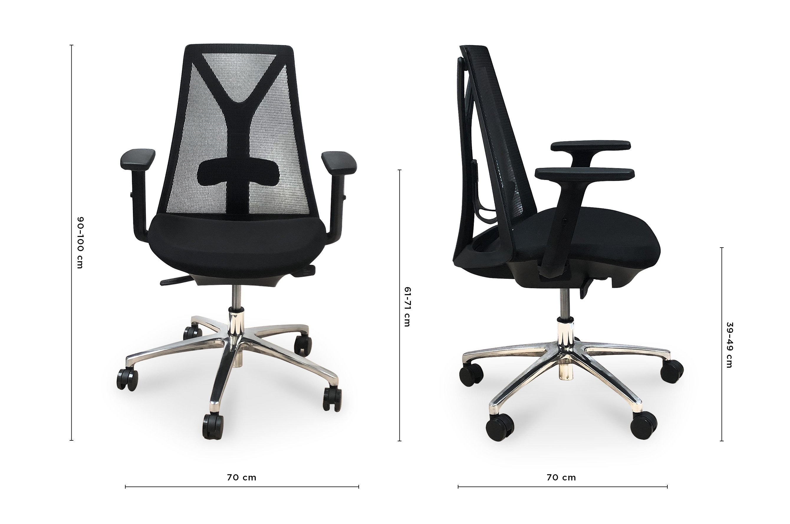 Strato Office Chair – Black 5