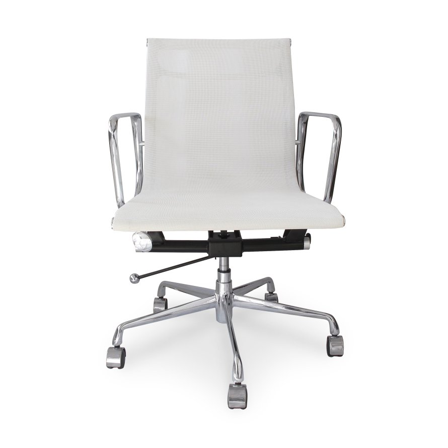 Group Low Back Mesh Office Chair – White 16