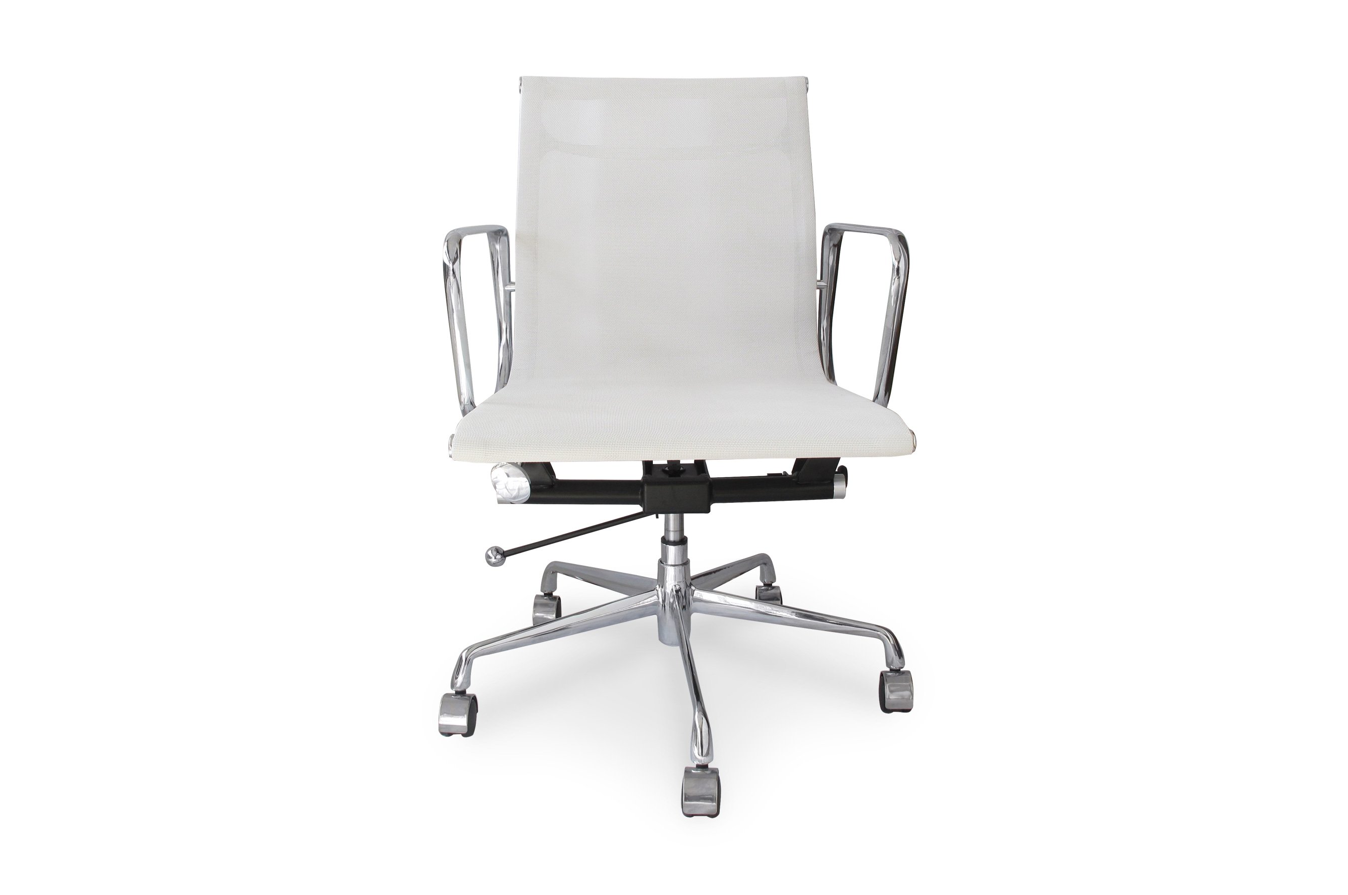 Group Low Back Mesh Office Chair – White 1
