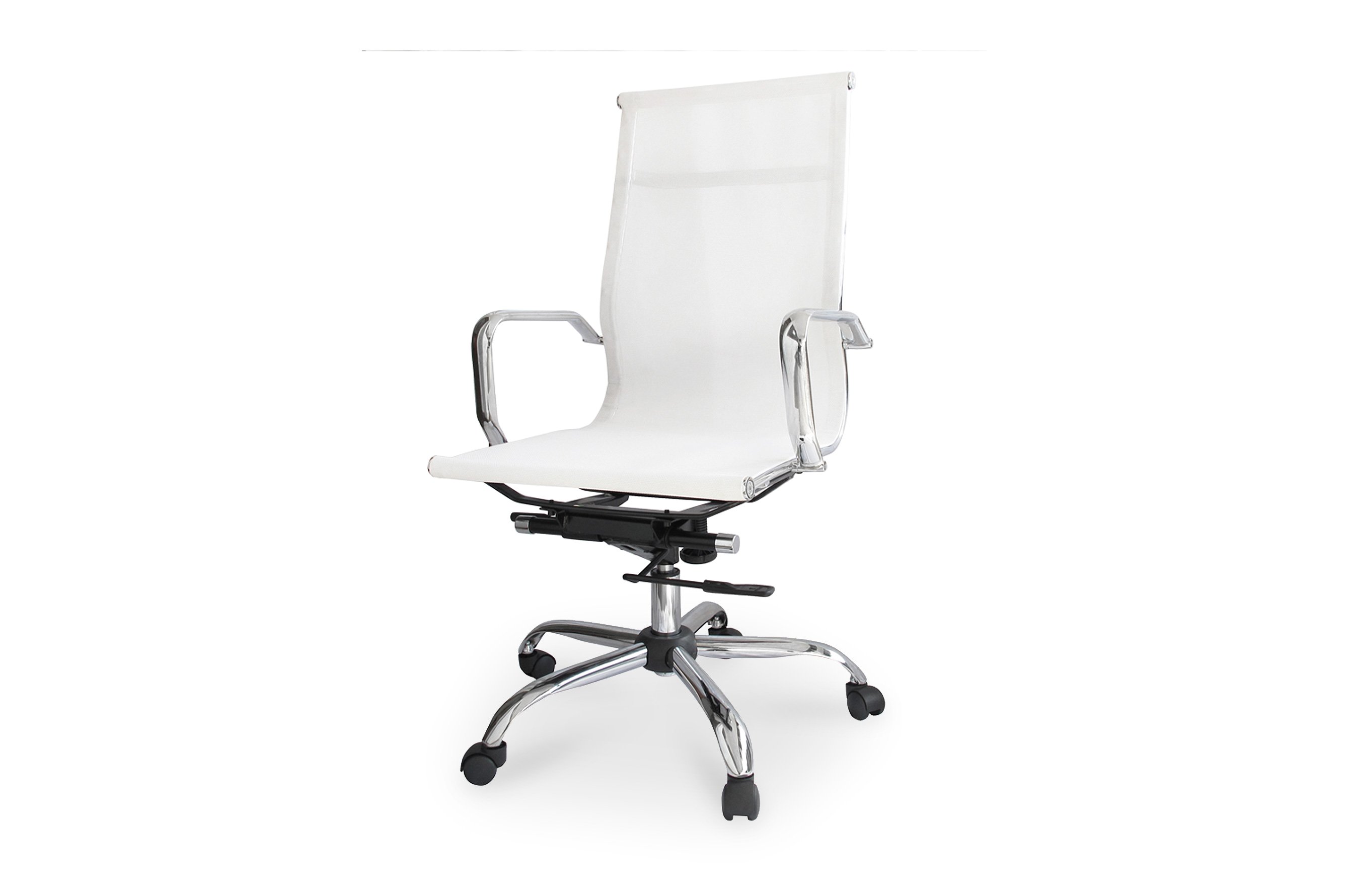 Bureau High Back Mesh Office Chair – White 2