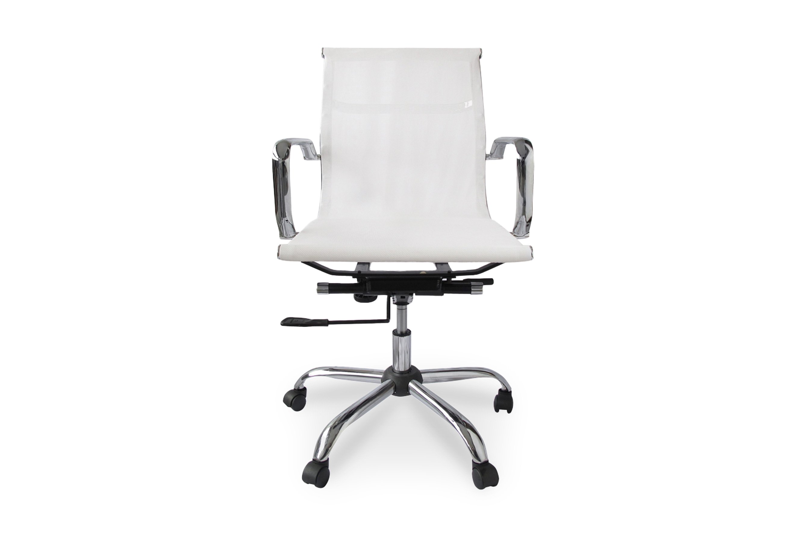 Bureau Low Back Mesh Office Chair – White 1