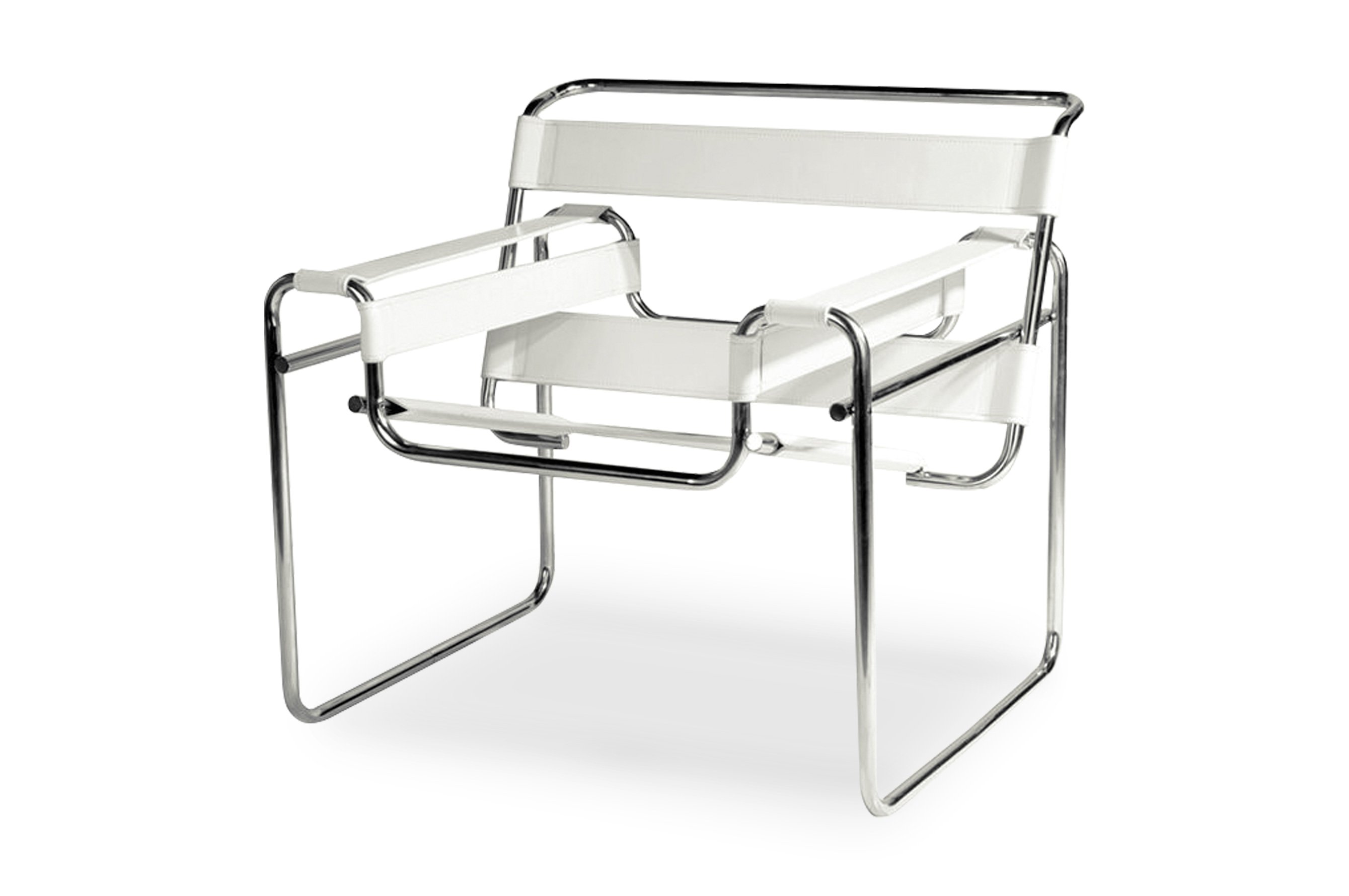 Replica Wassily Chair – Ivory White 2