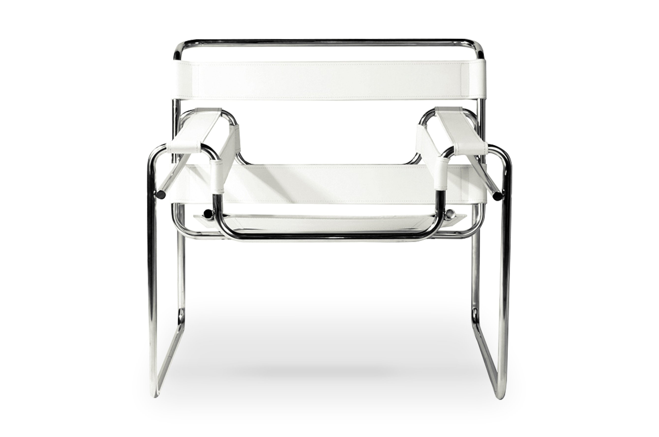 Replica Wassily Chair – Ivory White 1