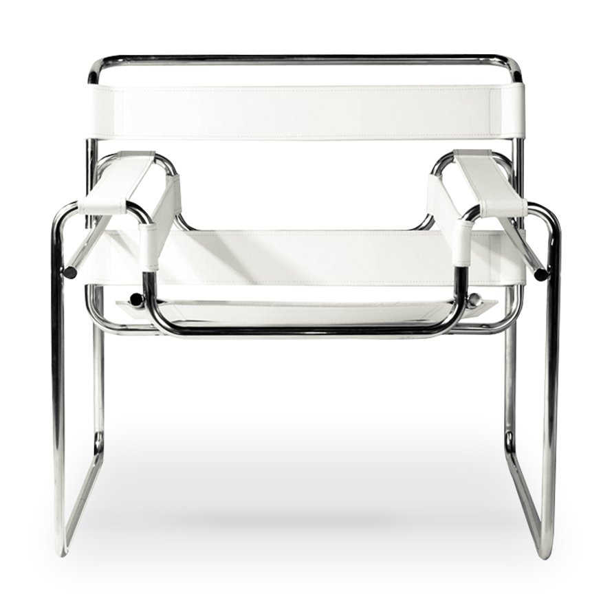 Replica Wassily Chair – Ivory White 19