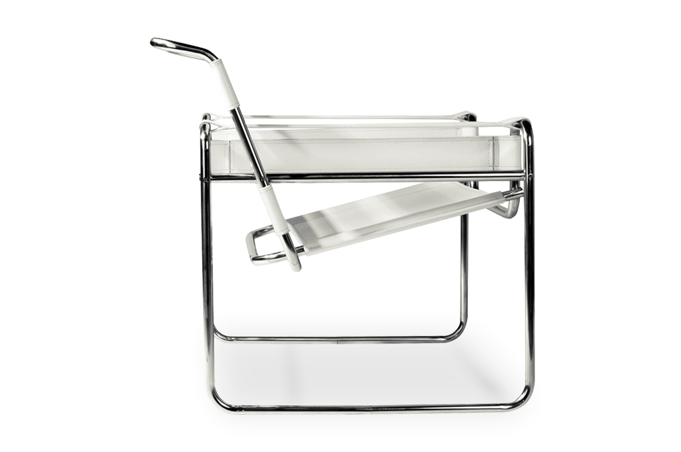 Replica Wassily Chair – Ivory White 3