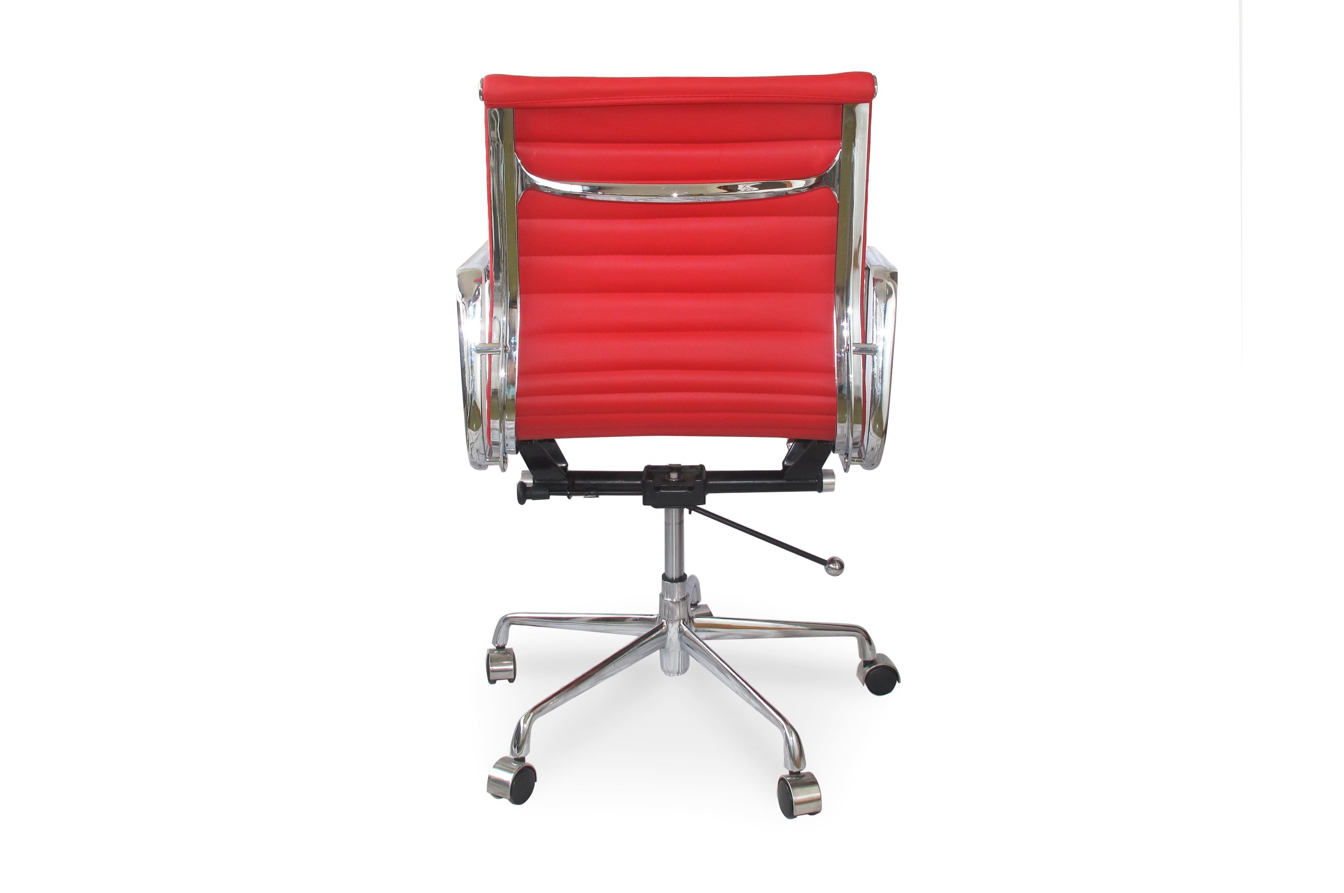 Group Ribbed Low Back Office Chair – Red 4
