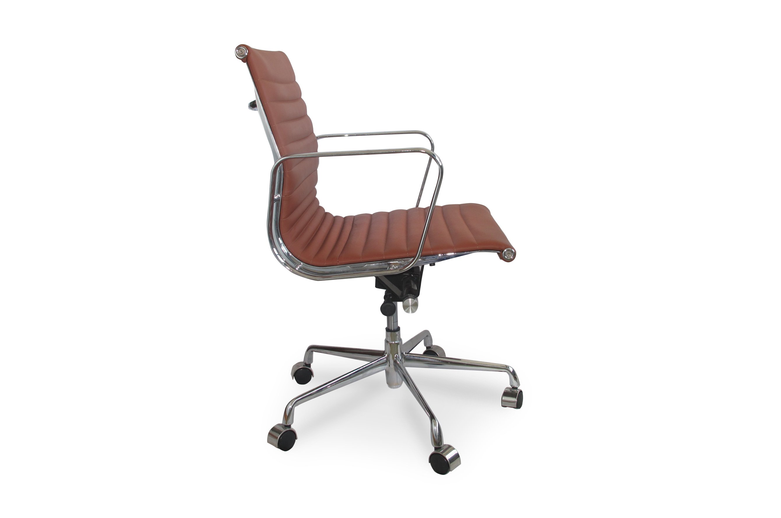 Group Ribbed Low Back Office Chair – Tan 3