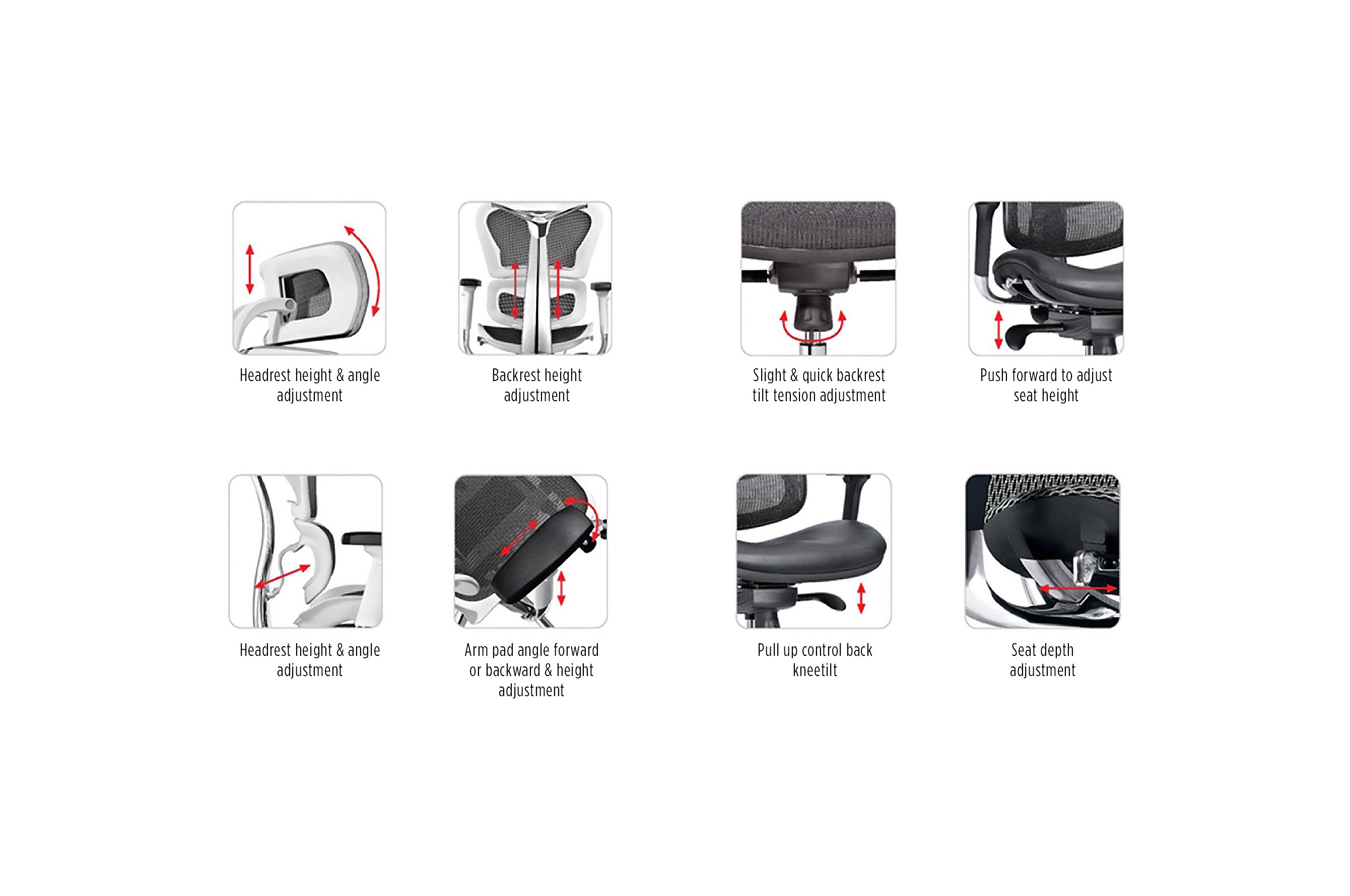 Avanti Ergonomic Office Chair – Black 5