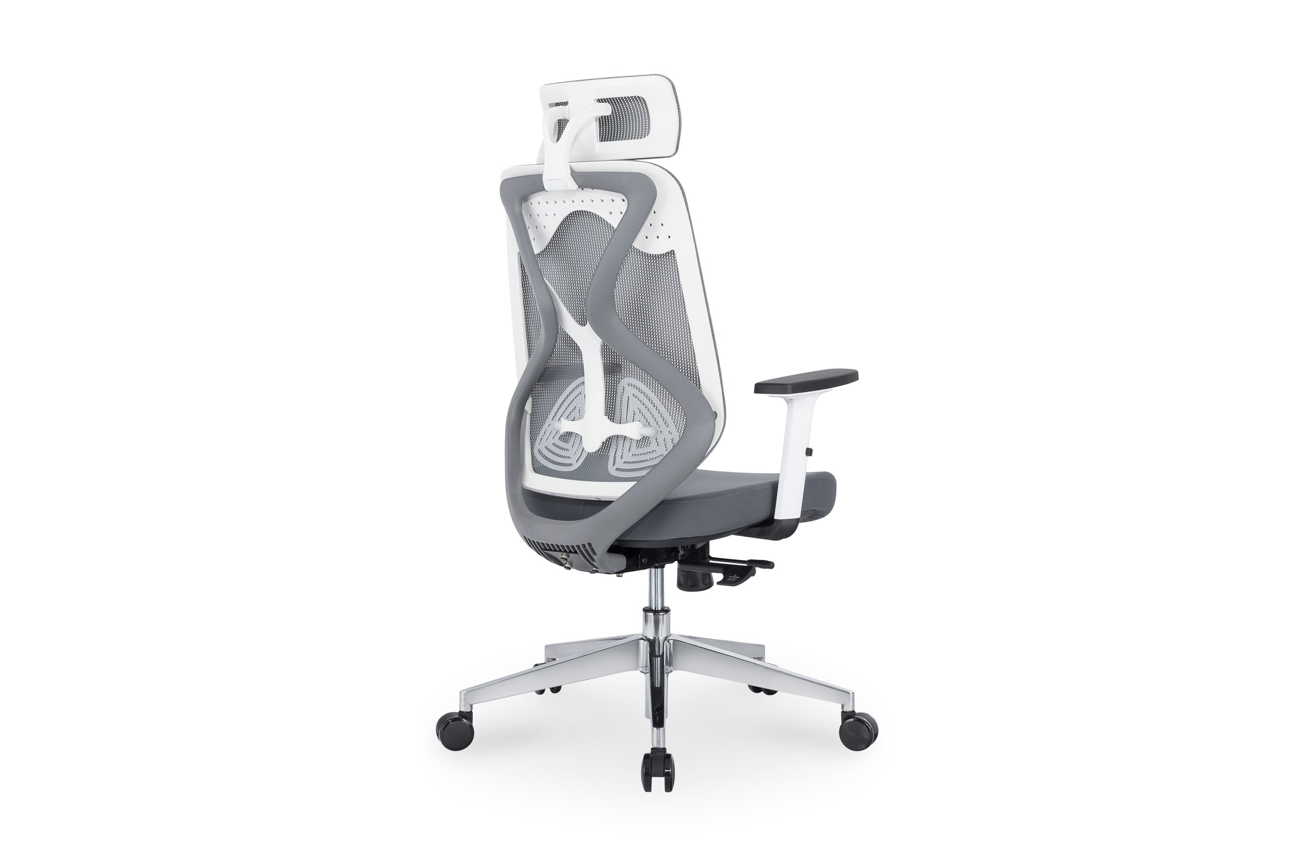 Aviva Ergonomic Office Chair – Grey / White 3