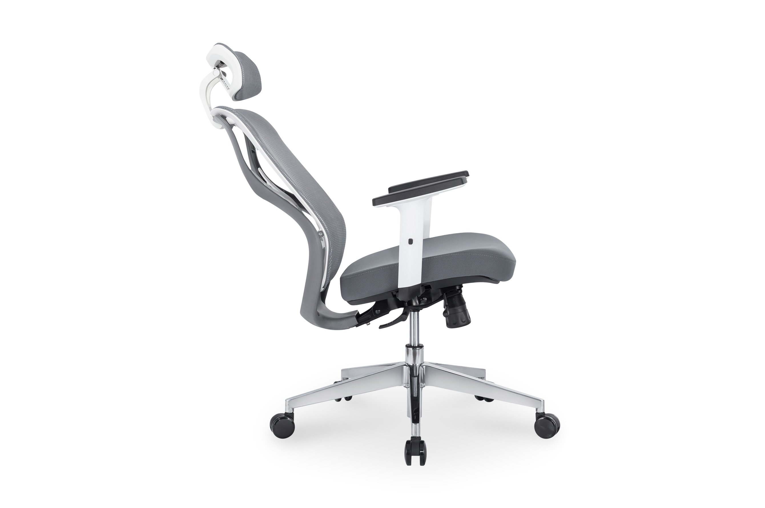 Aviva Ergonomic Office Chair – Grey / White 5