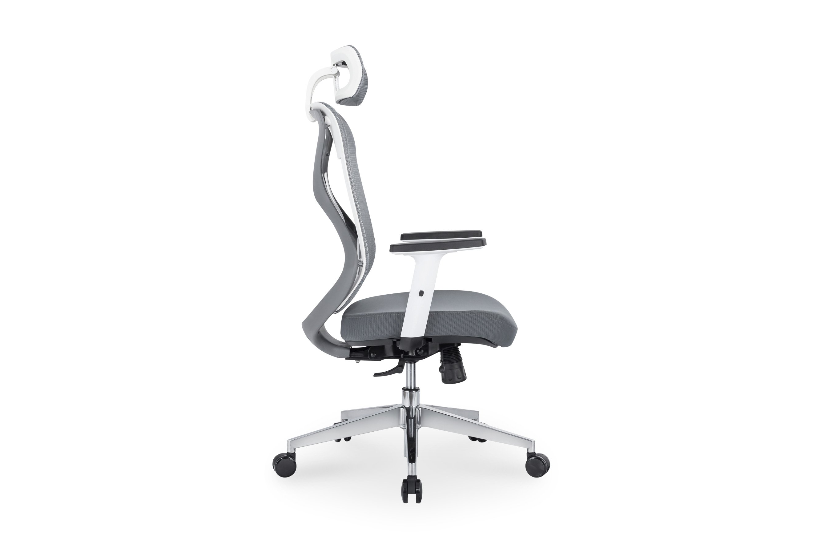 Aviva Ergonomic Office Chair – Grey / White 4