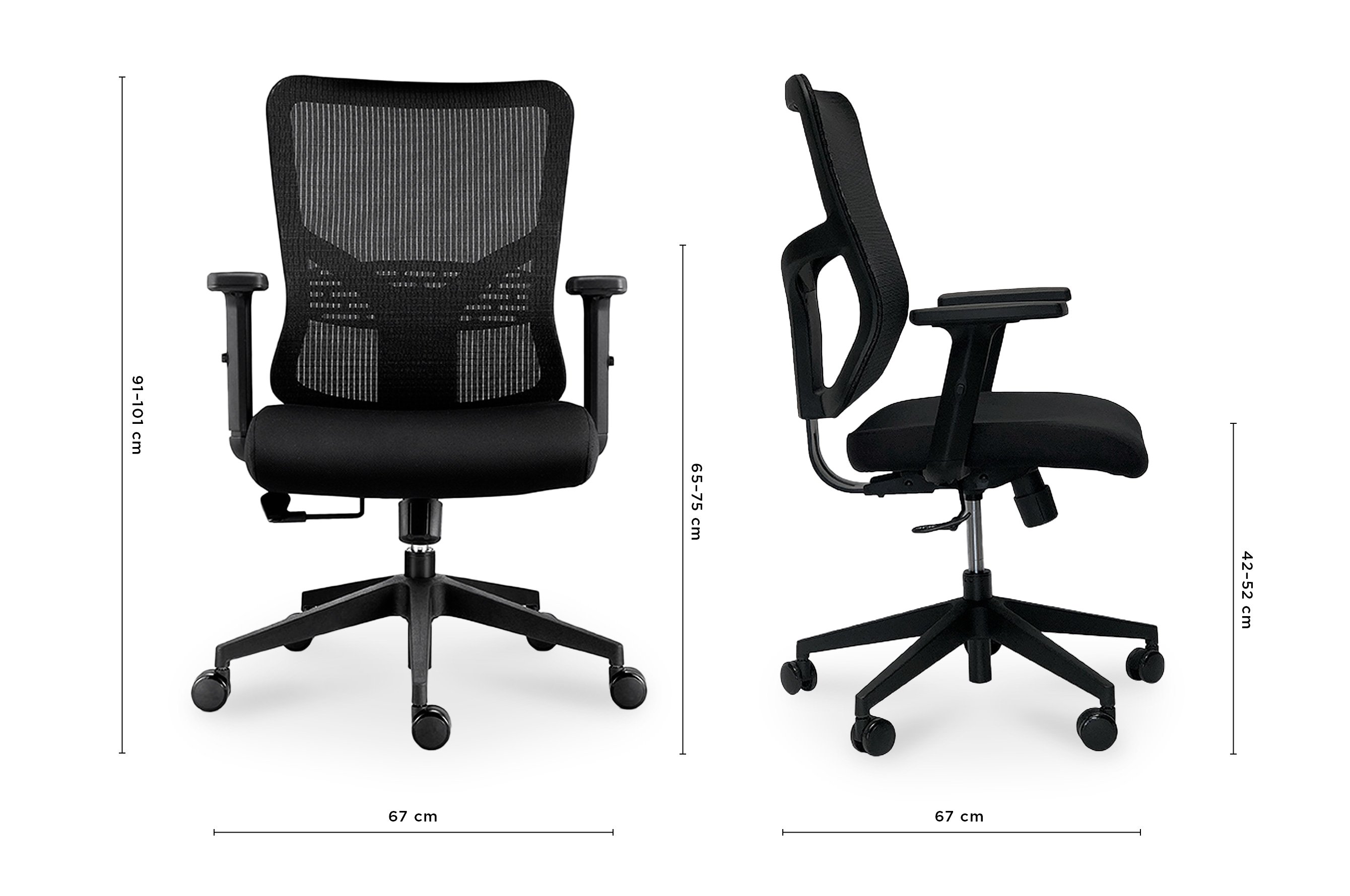 Corto Office Chair – Black 4