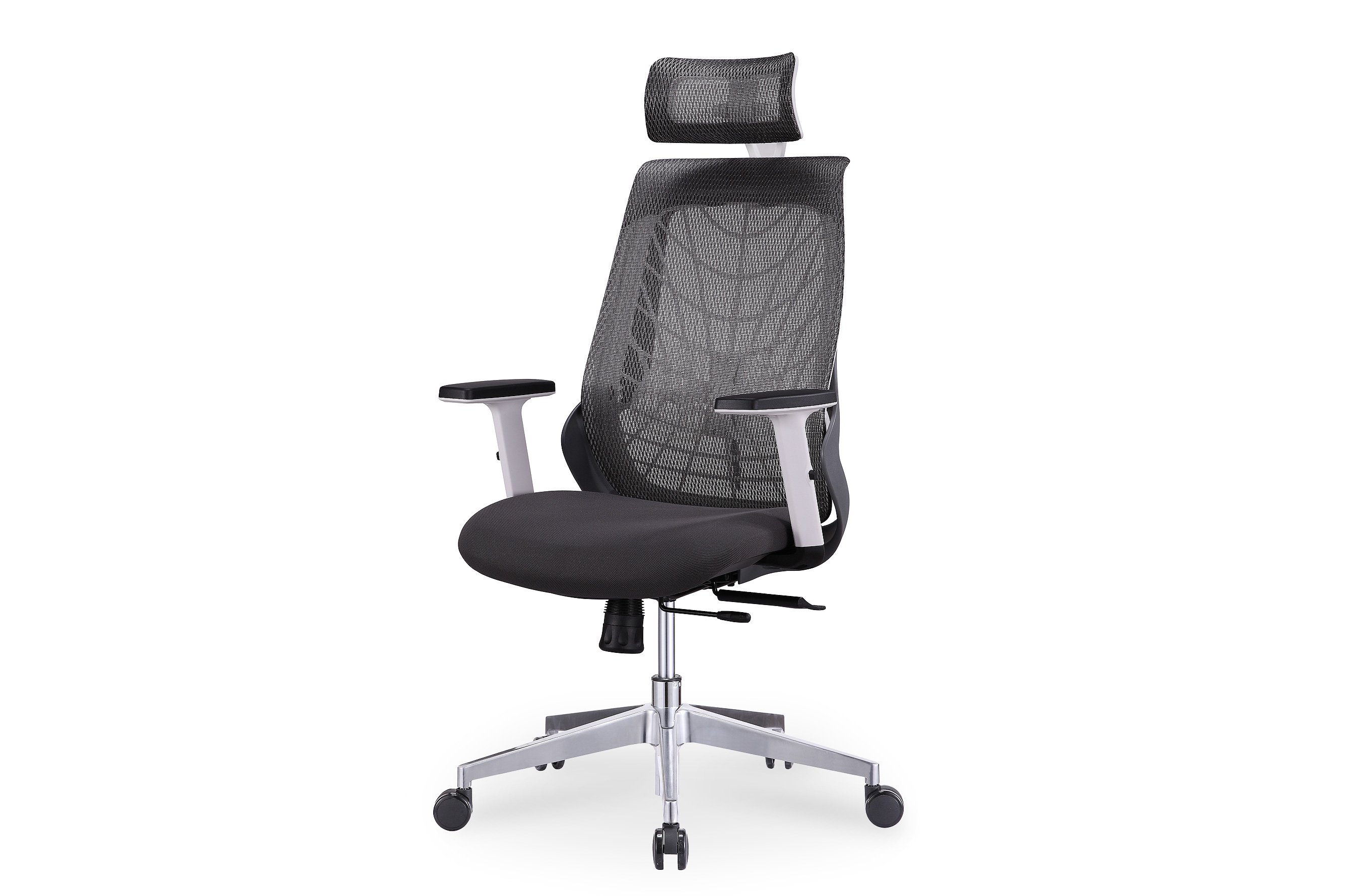 Orb Ergonomic Office Chair – Grey / White 2