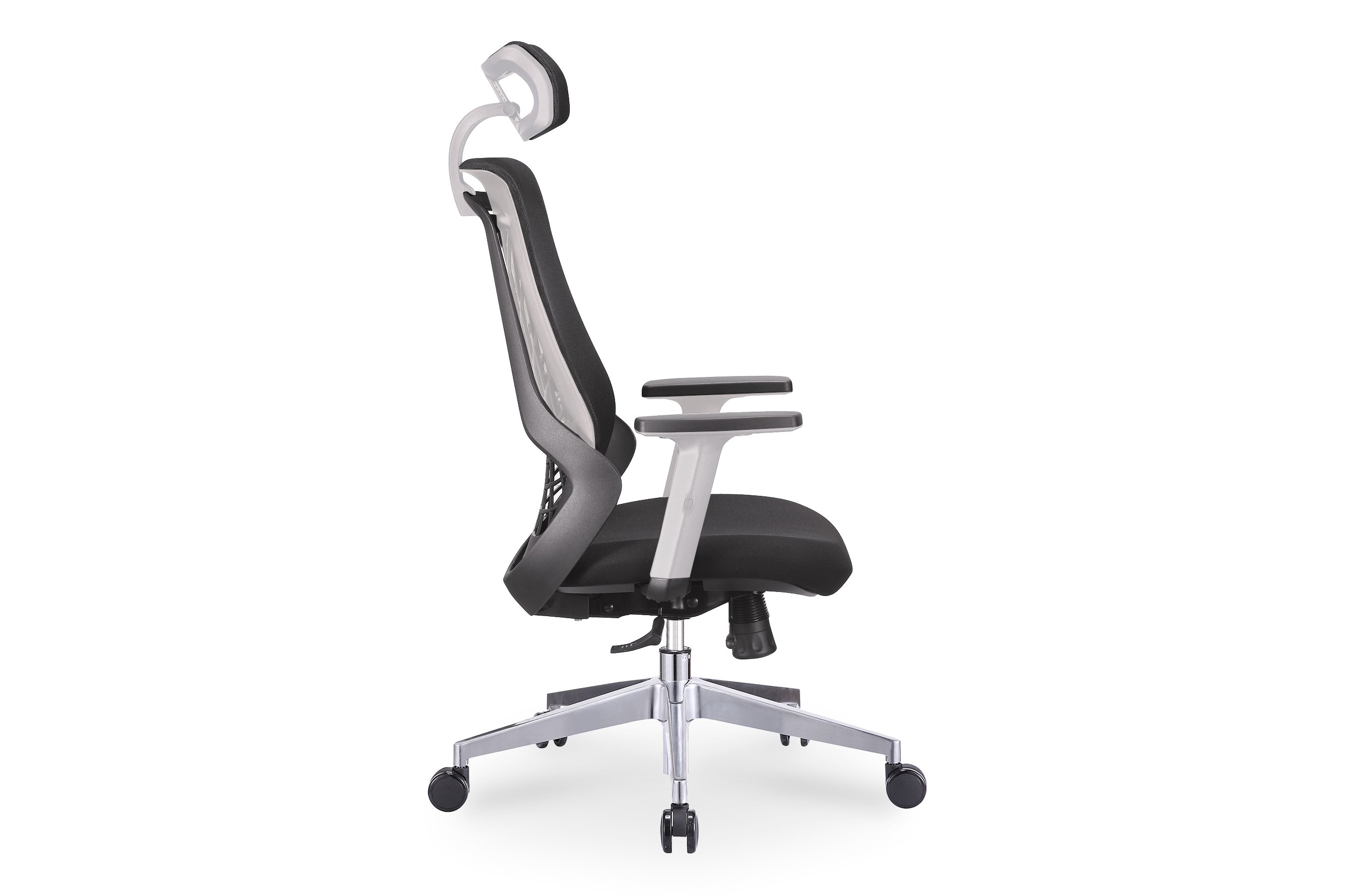 Orb Ergonomic Office Chair – Grey / White 3