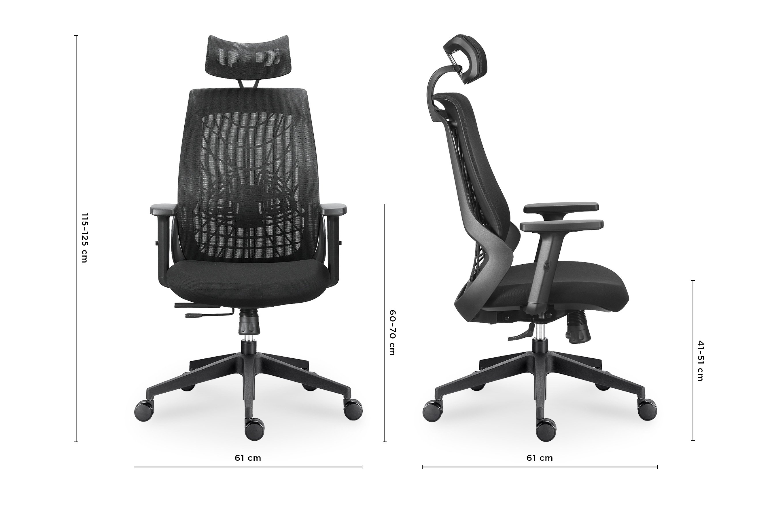 Orb Ergonomic Office Chair – Black 5