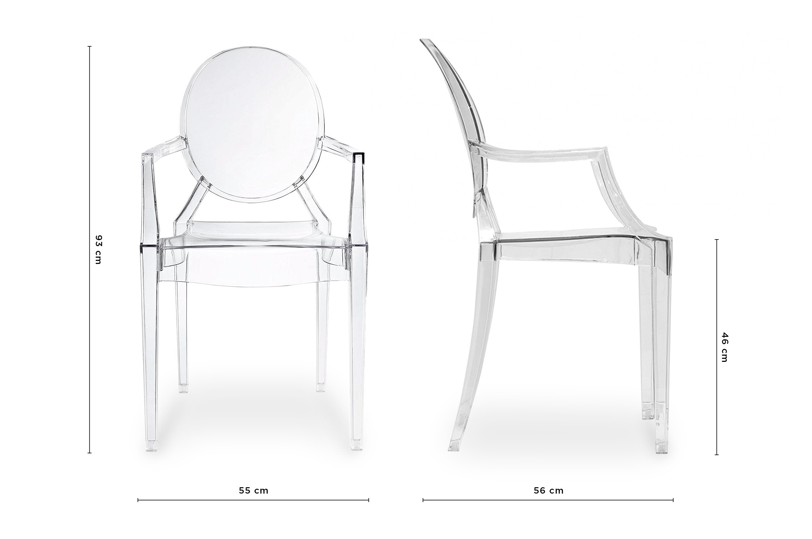 Casper Armchair Transparent 4