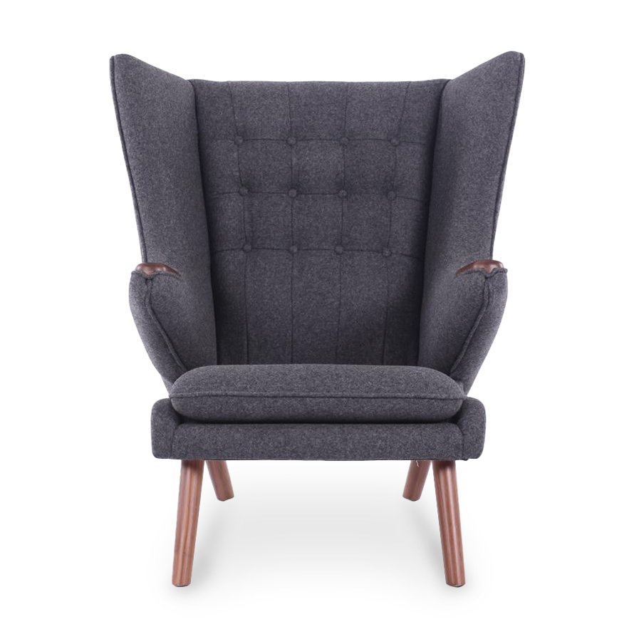 Replica Papa Bear Chair – Charcoal Grey 17